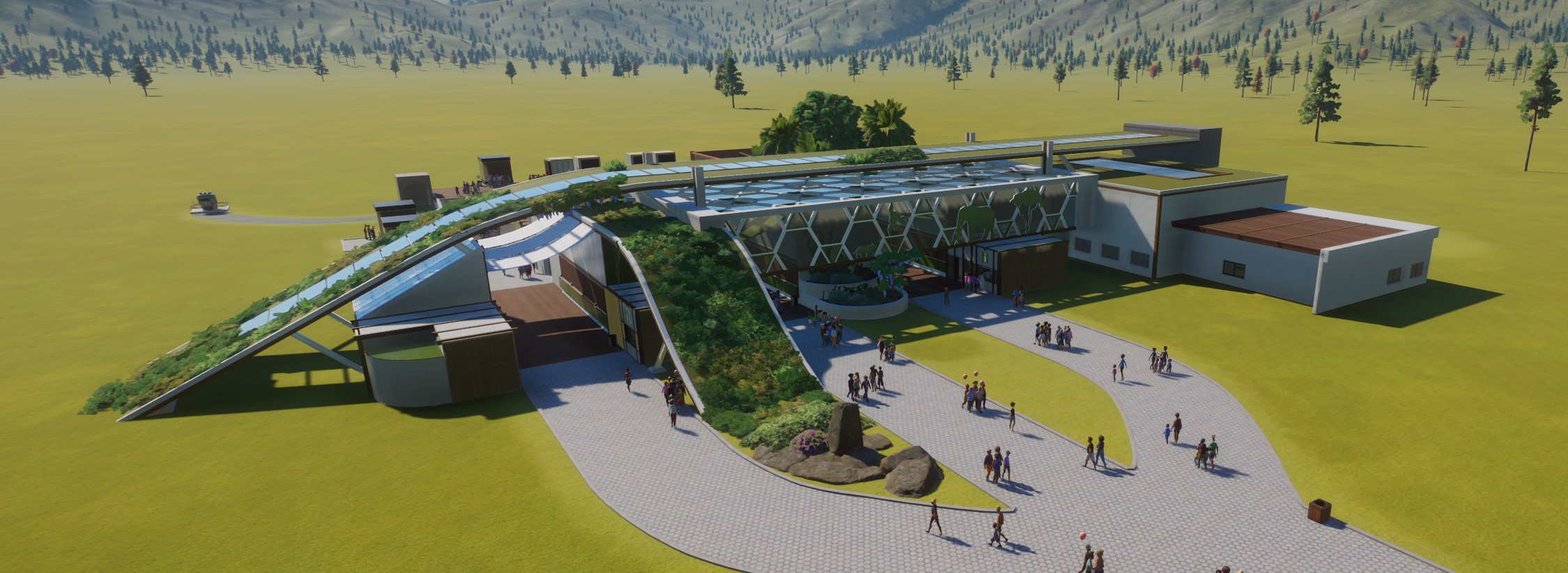 Arcadia Zoo Entrance WIP