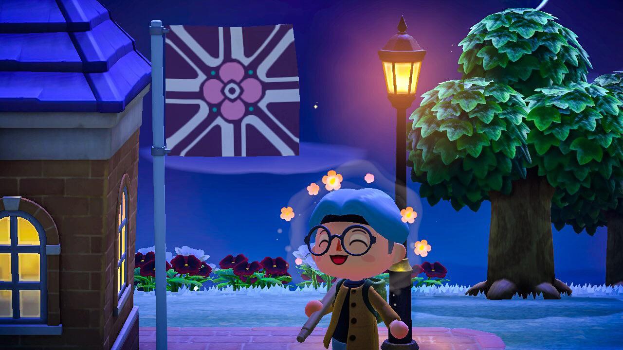 This is the new flag for our island Nova Shore in Animal Crossing vexillology