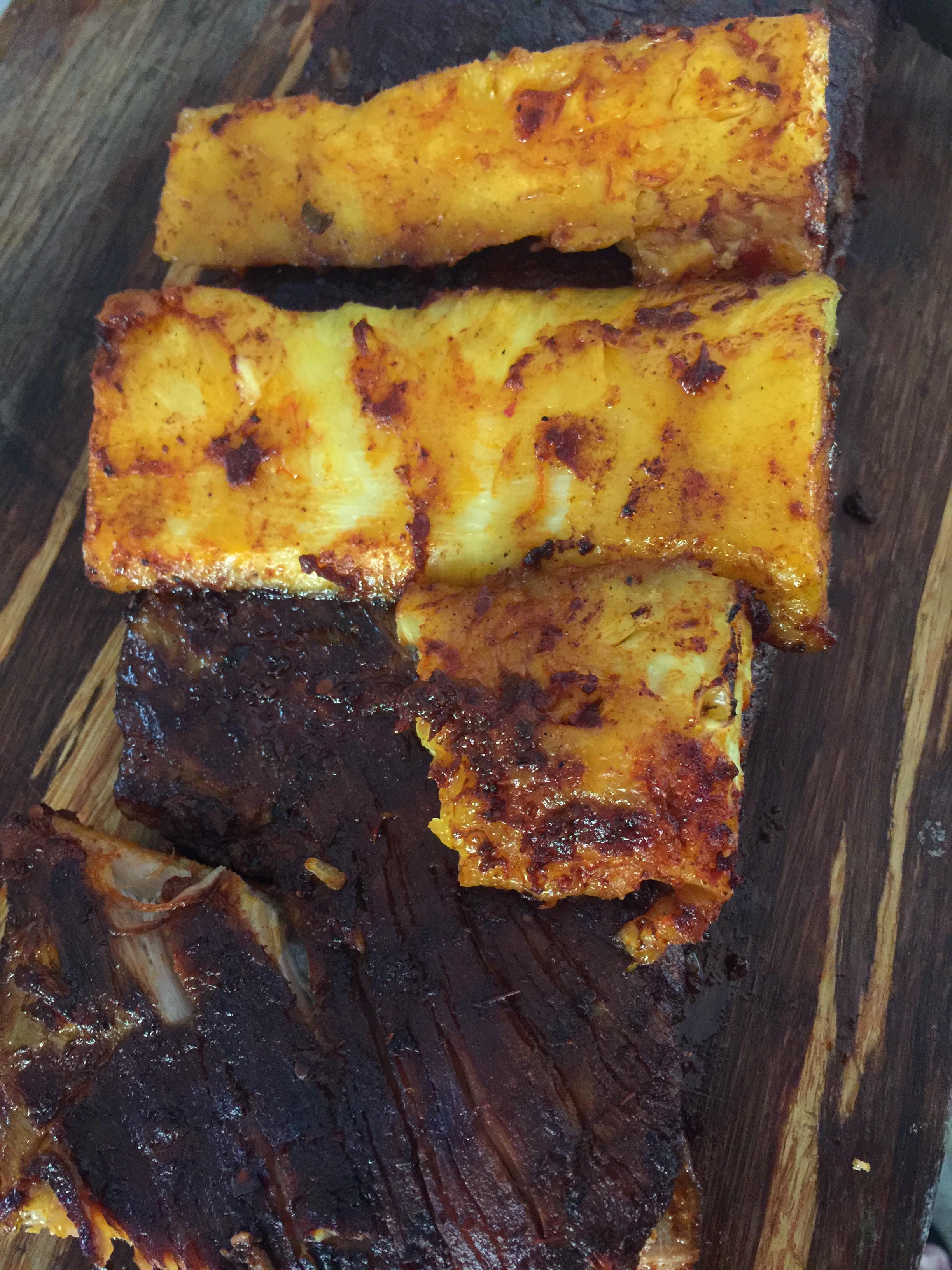 Al Pastor Ribs followed a hybrid of J. Kenji LopezAlt's Barbecue