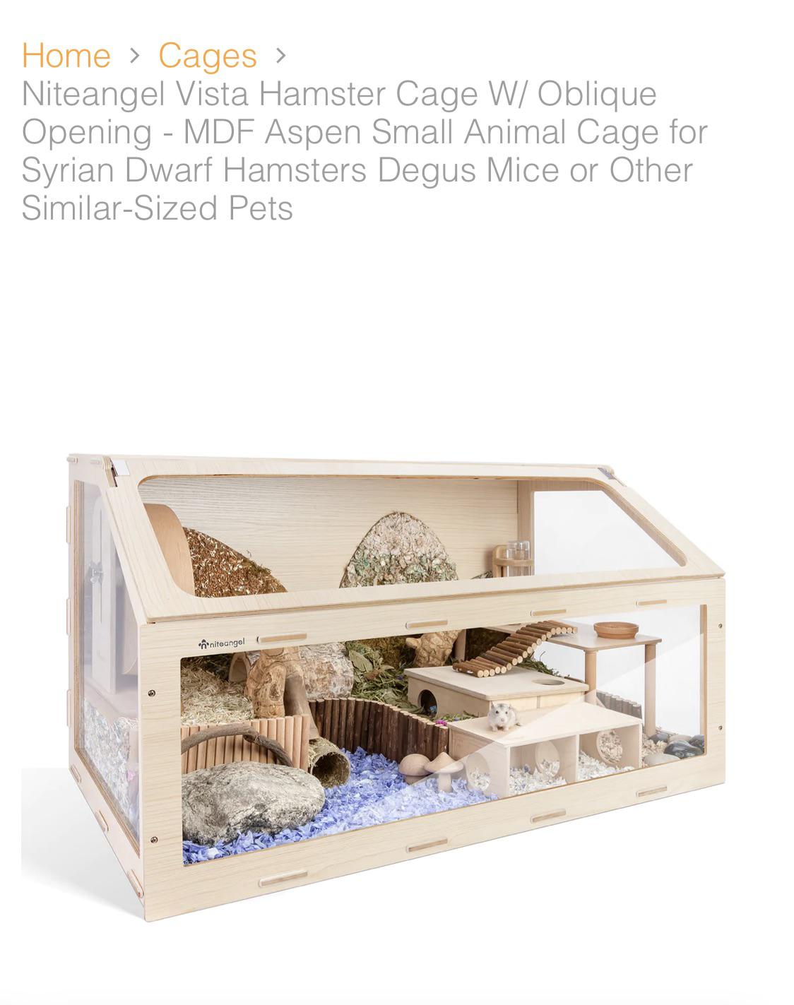 Is niteangel cage okay for gerbils? r/gerbil