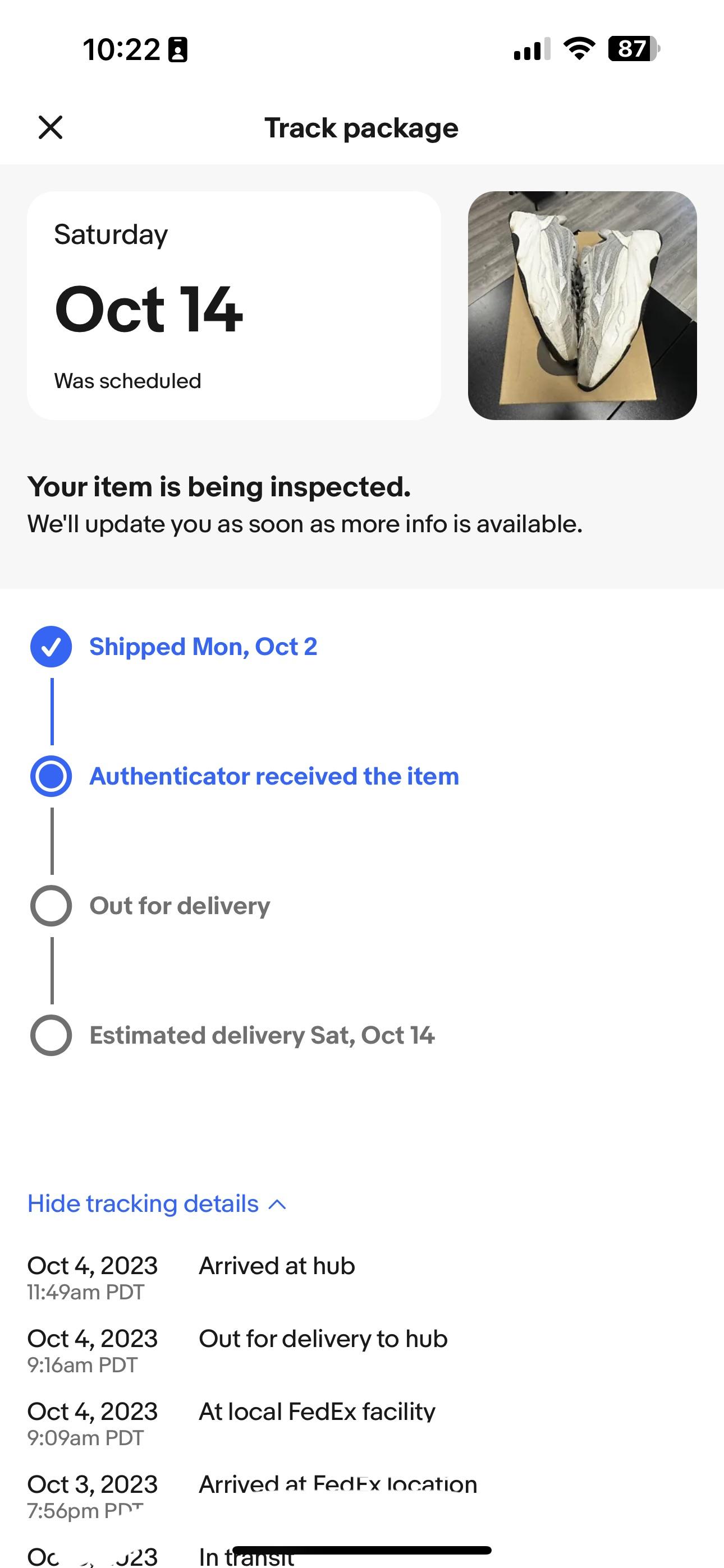 Does eBay authentication usually take this long? r/yeezys