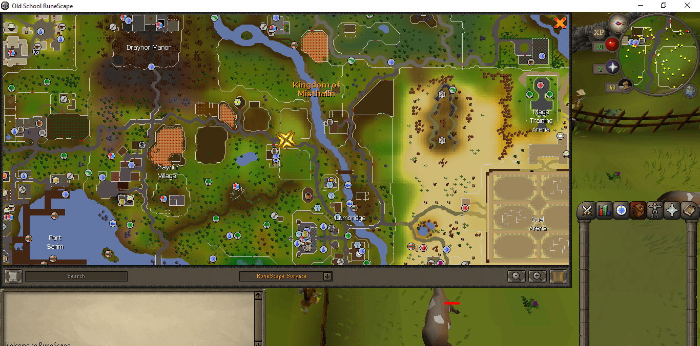 Can the RS3 map be made to pop up like the OSRS map. r/runescape