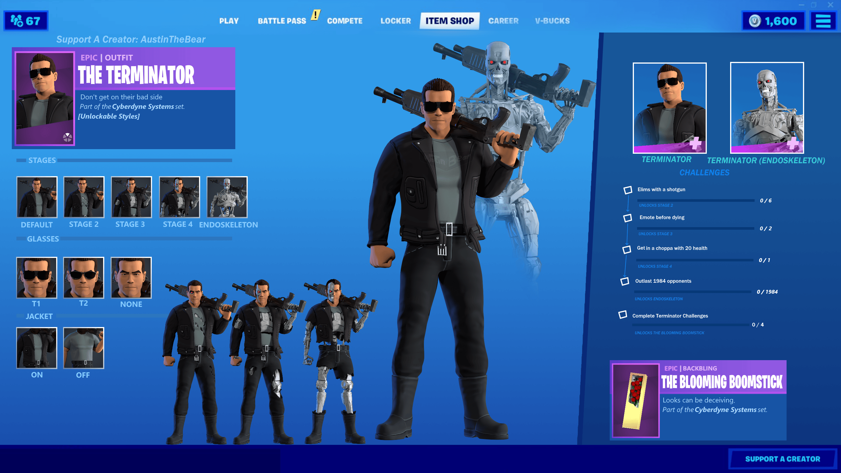 The Terminator (Skin Concept) FortNiteBR
