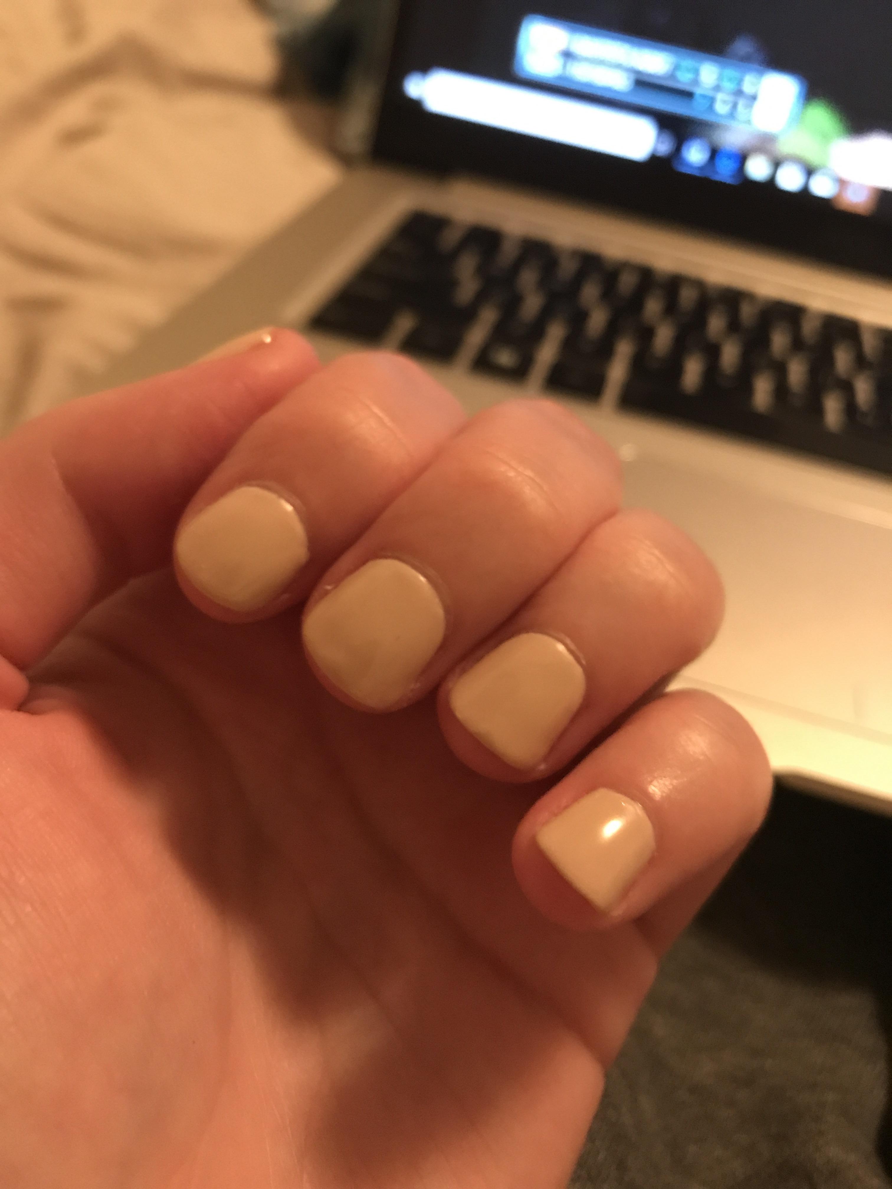 Celebrated 1 week of zero nail biting and cuticle picking with a