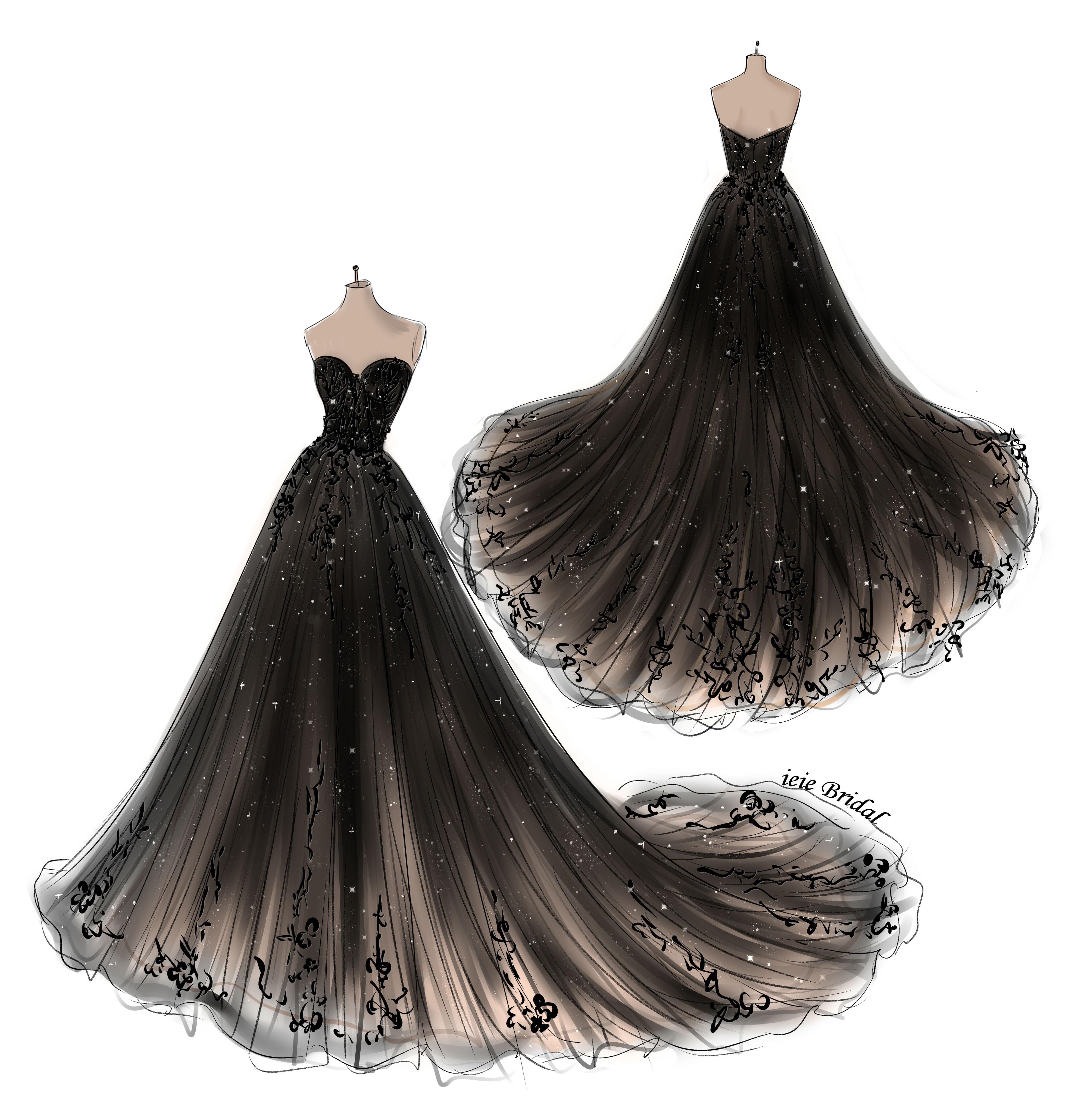 Custom dress sketch r/weddingdress