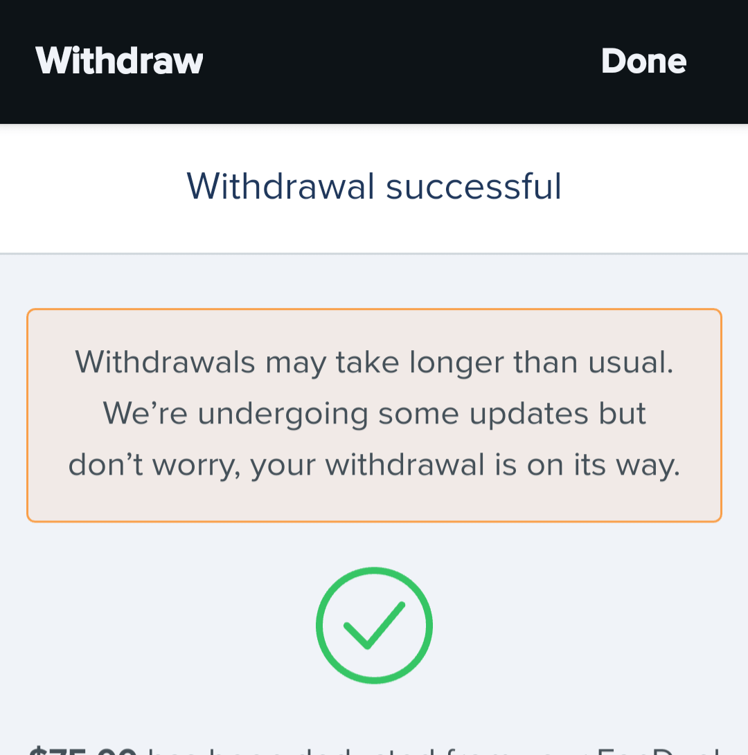 Fanduel Withdrawal Delays? Anybody else seeing this when they do withdrawals? I've been seeing