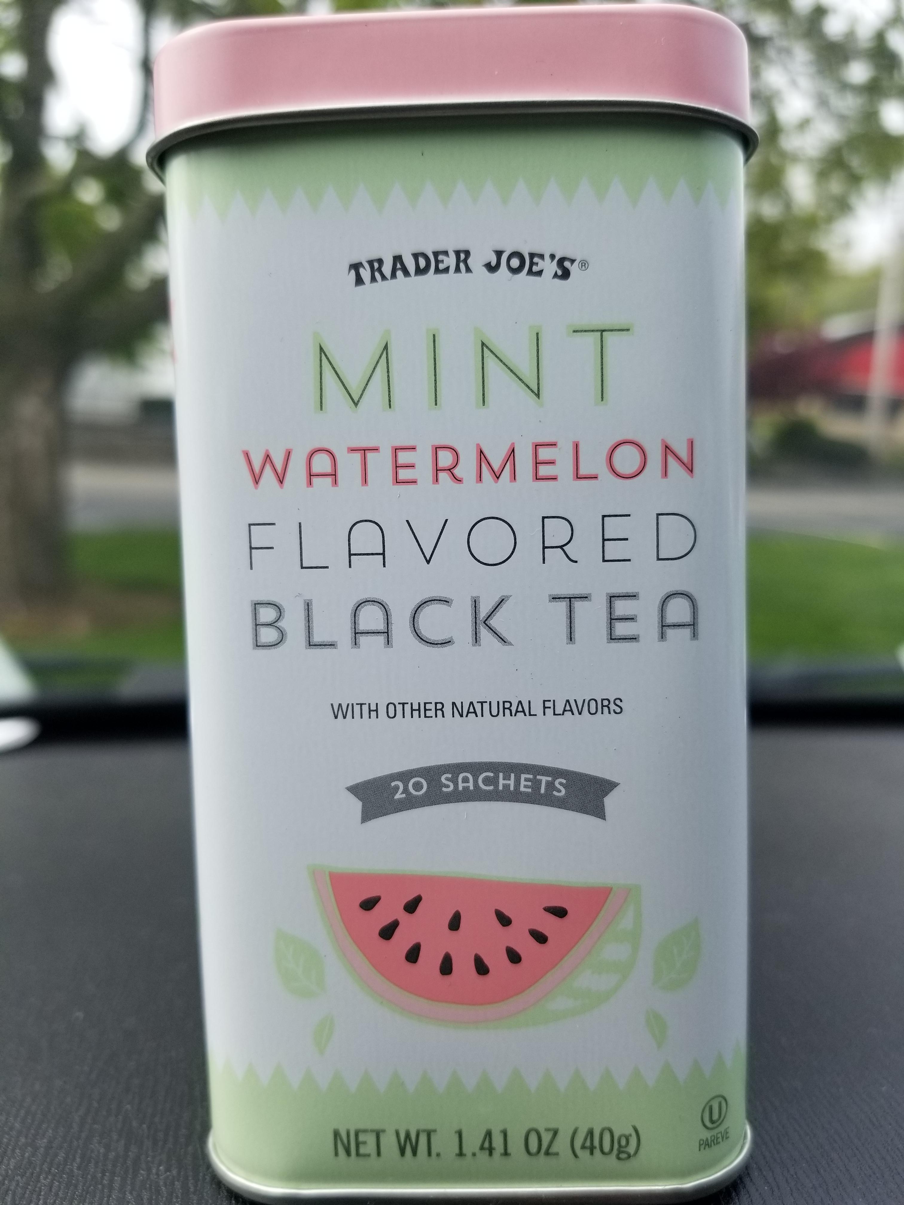 New tea! Saw this tea today for summer mint watermelon black tea in a