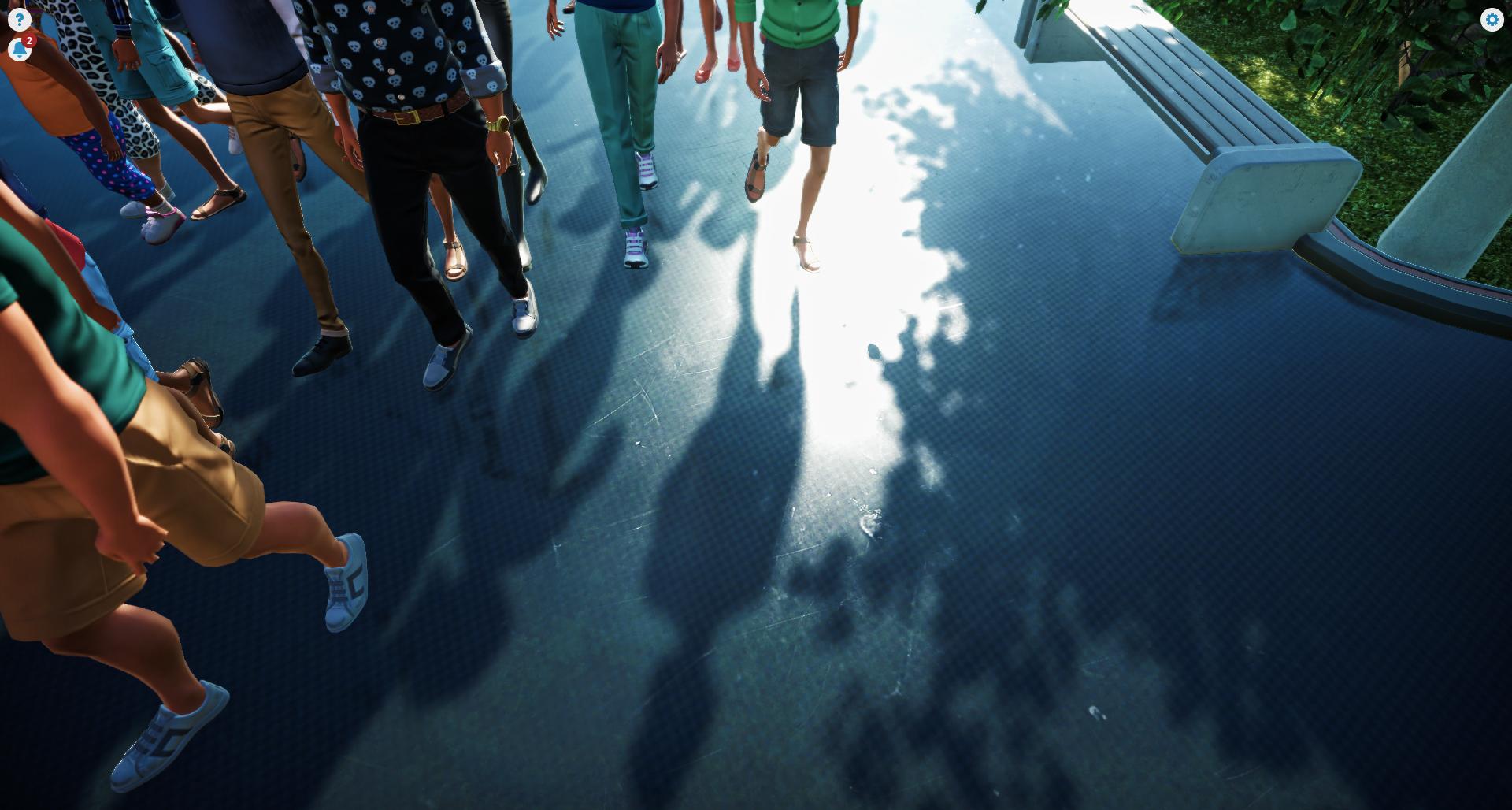 In Coaster (2016), you can see the scuffs, stains, and scratches