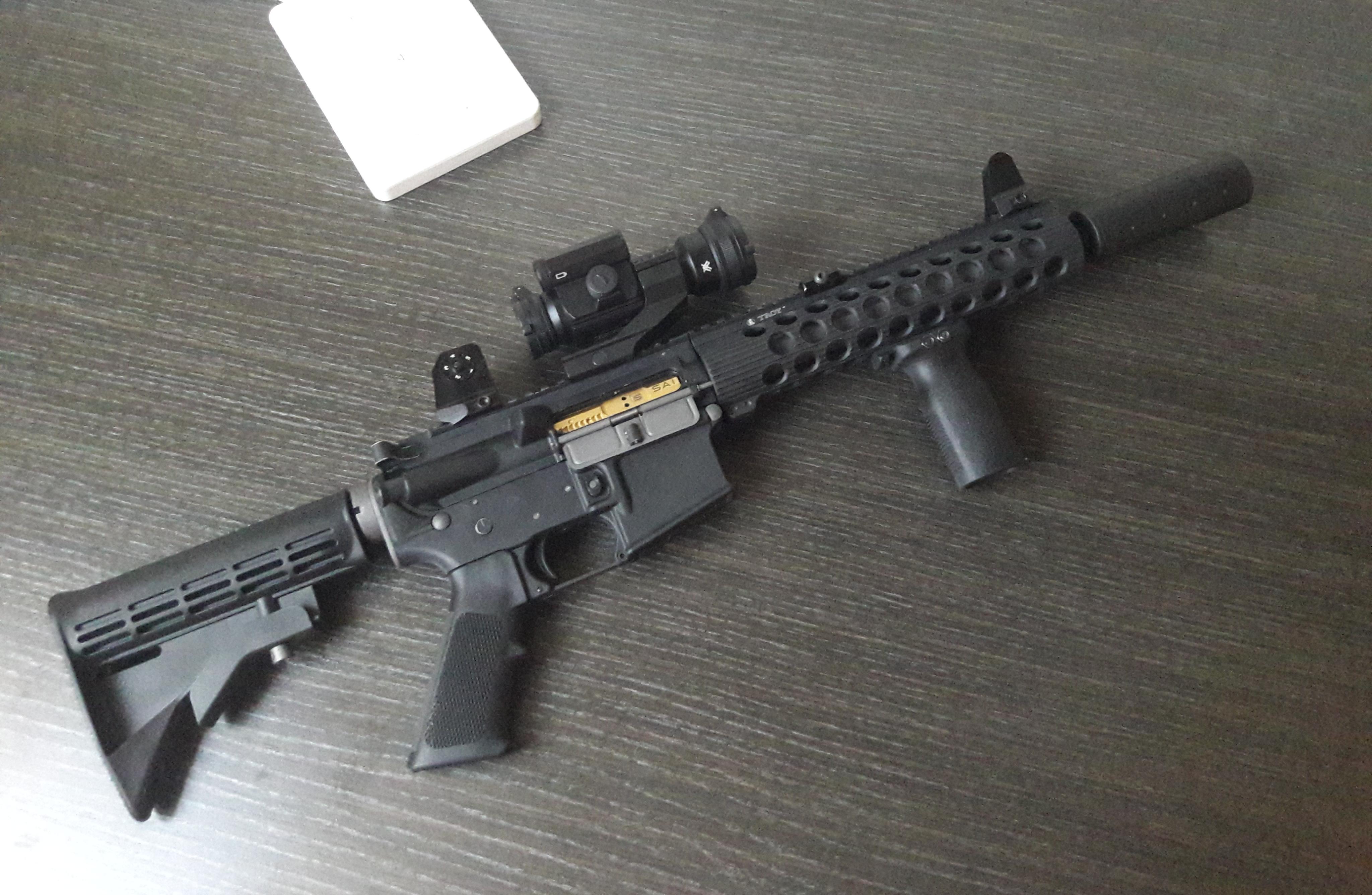 My custom WE M4 CQB GBBR! r/airsoft