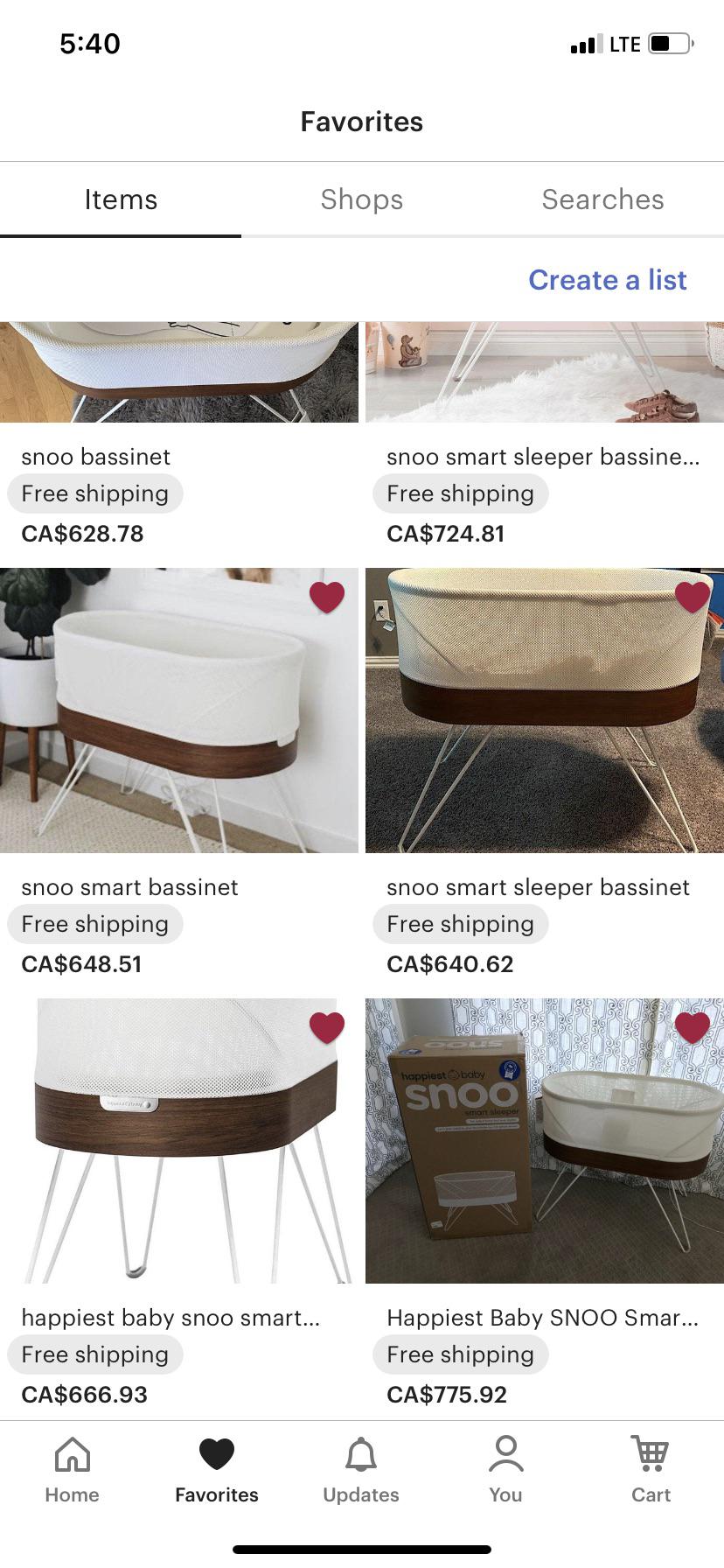 Has anyone purchased a used Snoo on Etsy? These prices (500USD) feel