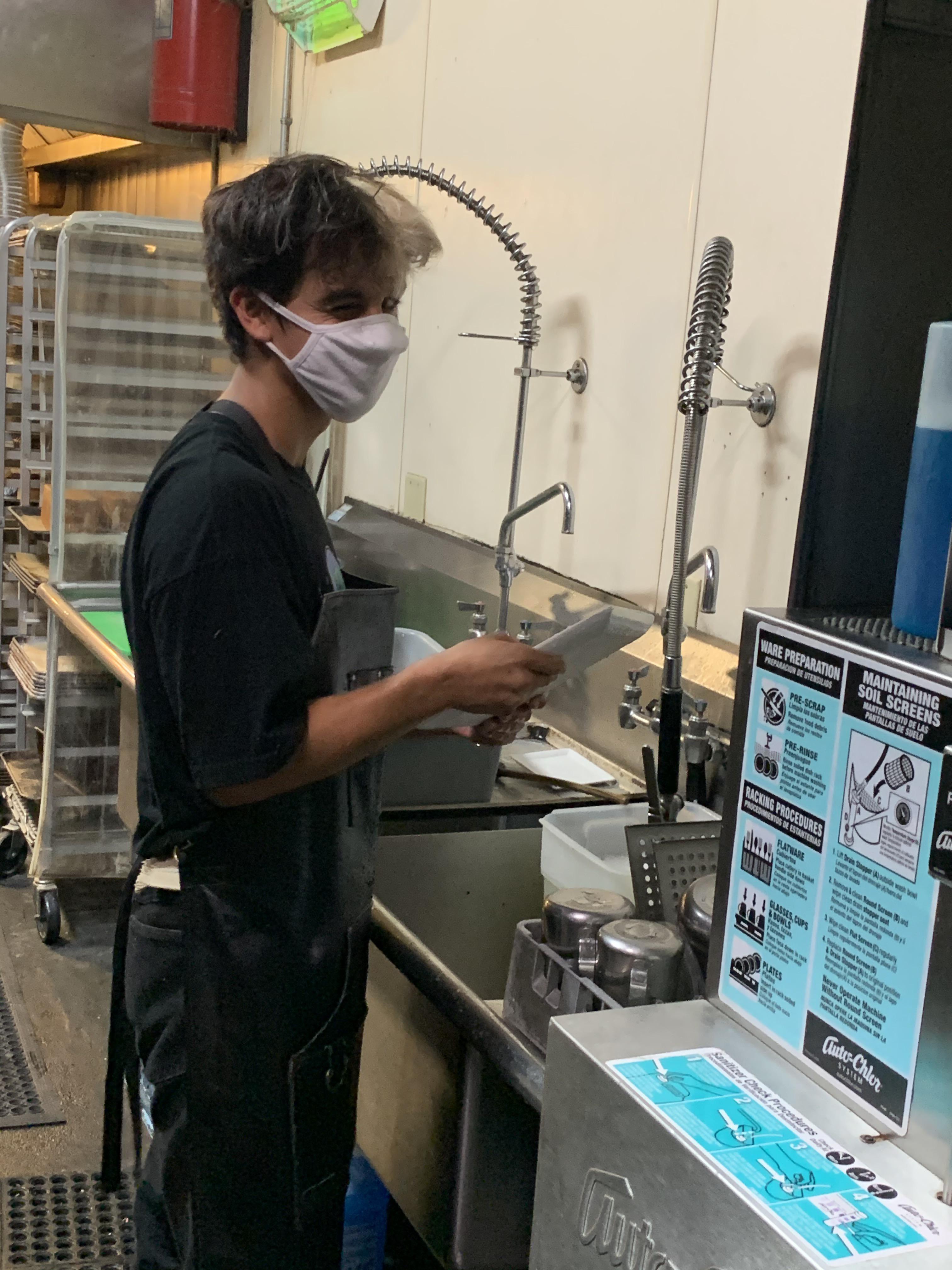 Bestfriend just trained me to replace him for my first dishwashing job