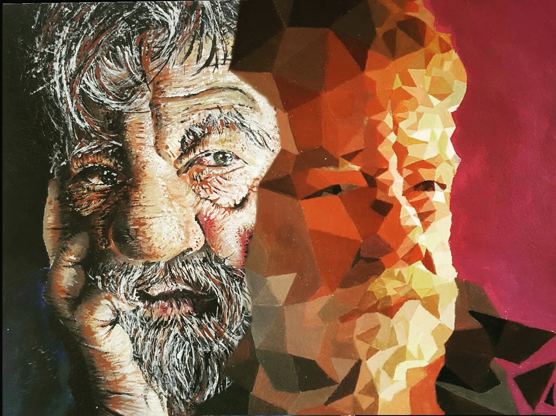 The Veiled Virgin, Giovanni Strazza, marble sculpture, early 1850s