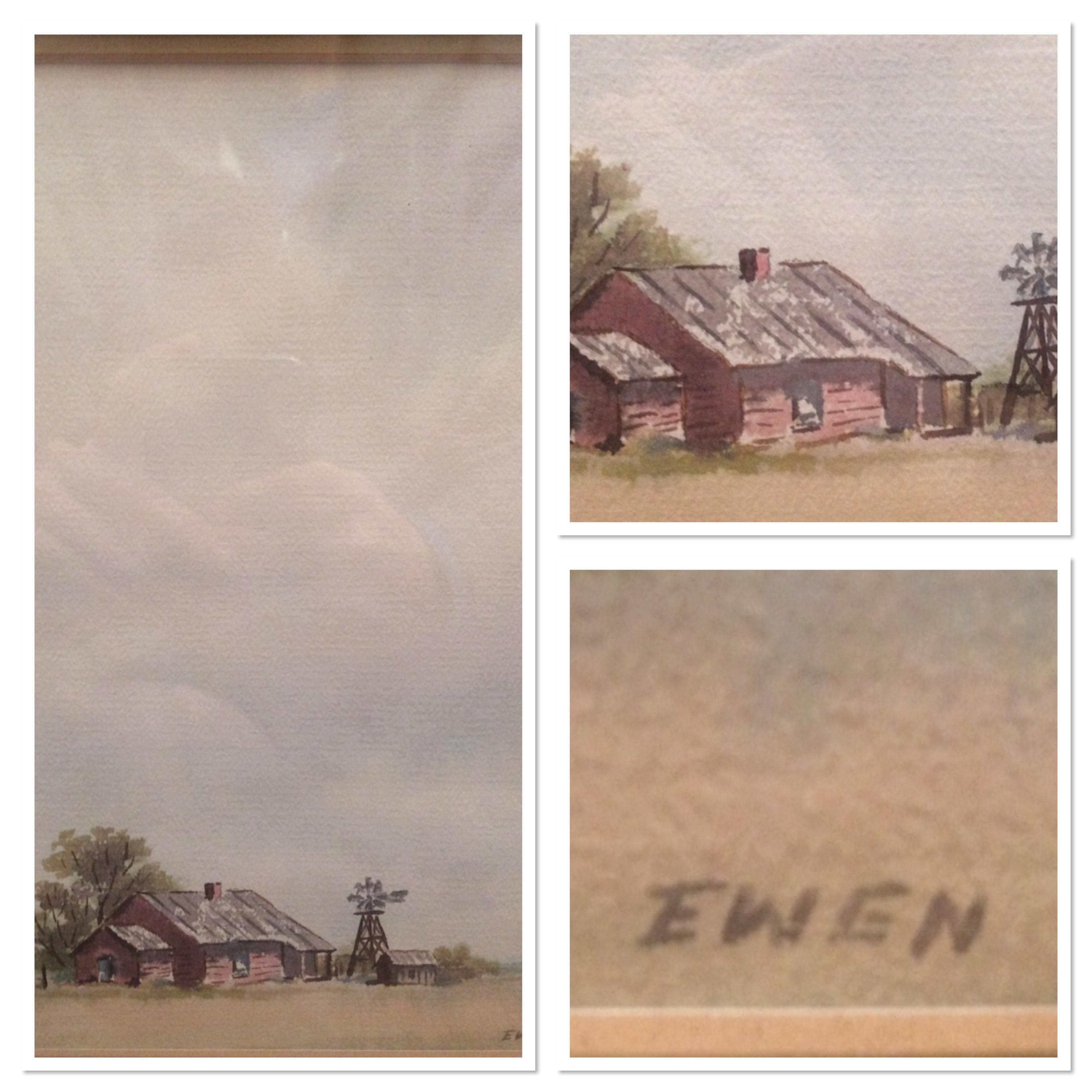 William Paterson Ewen Original Watercolor? (Artist/painting ID needed