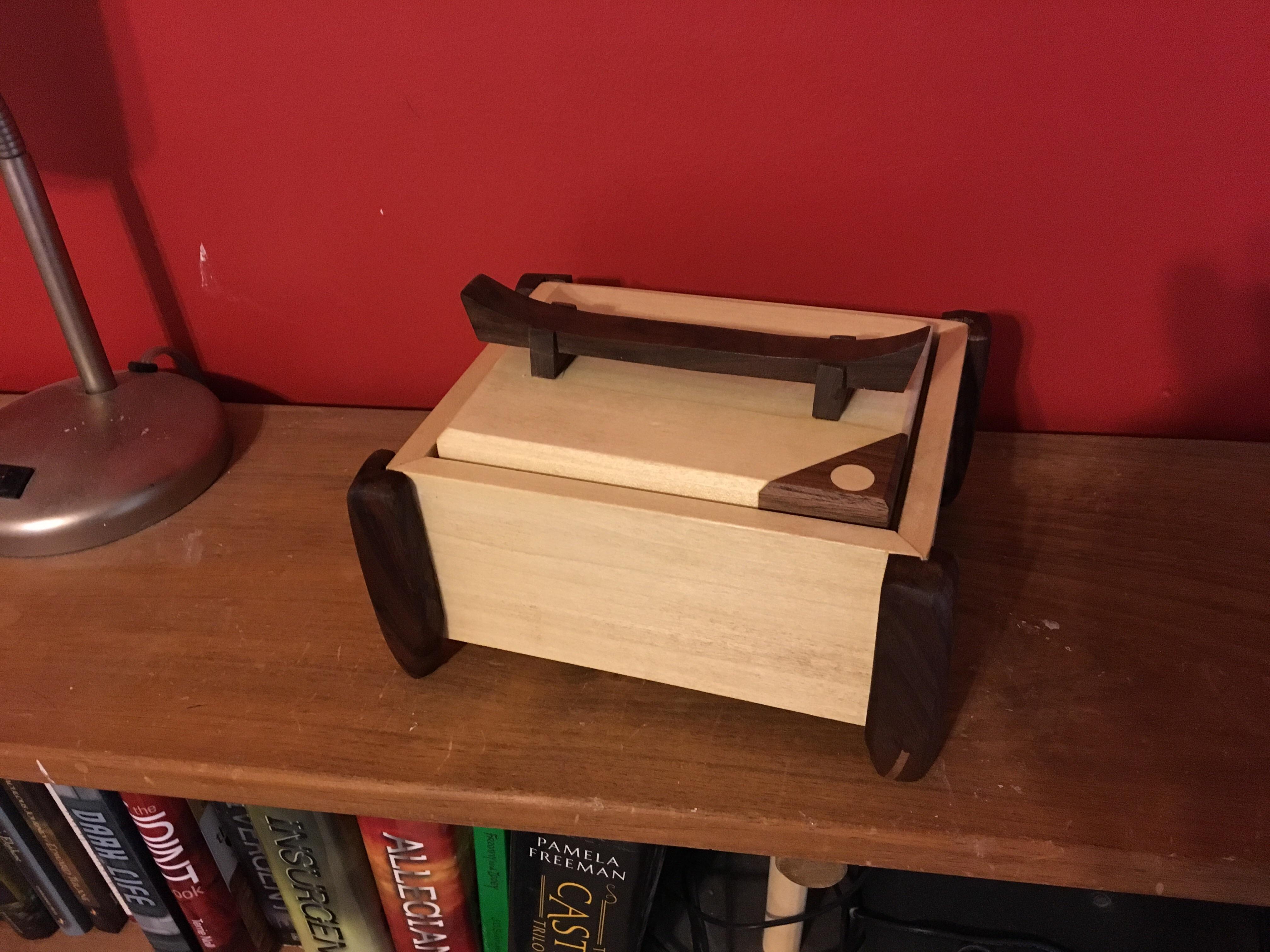 I made Japanesestyle box for my dad inspired by u/cornamusa's design