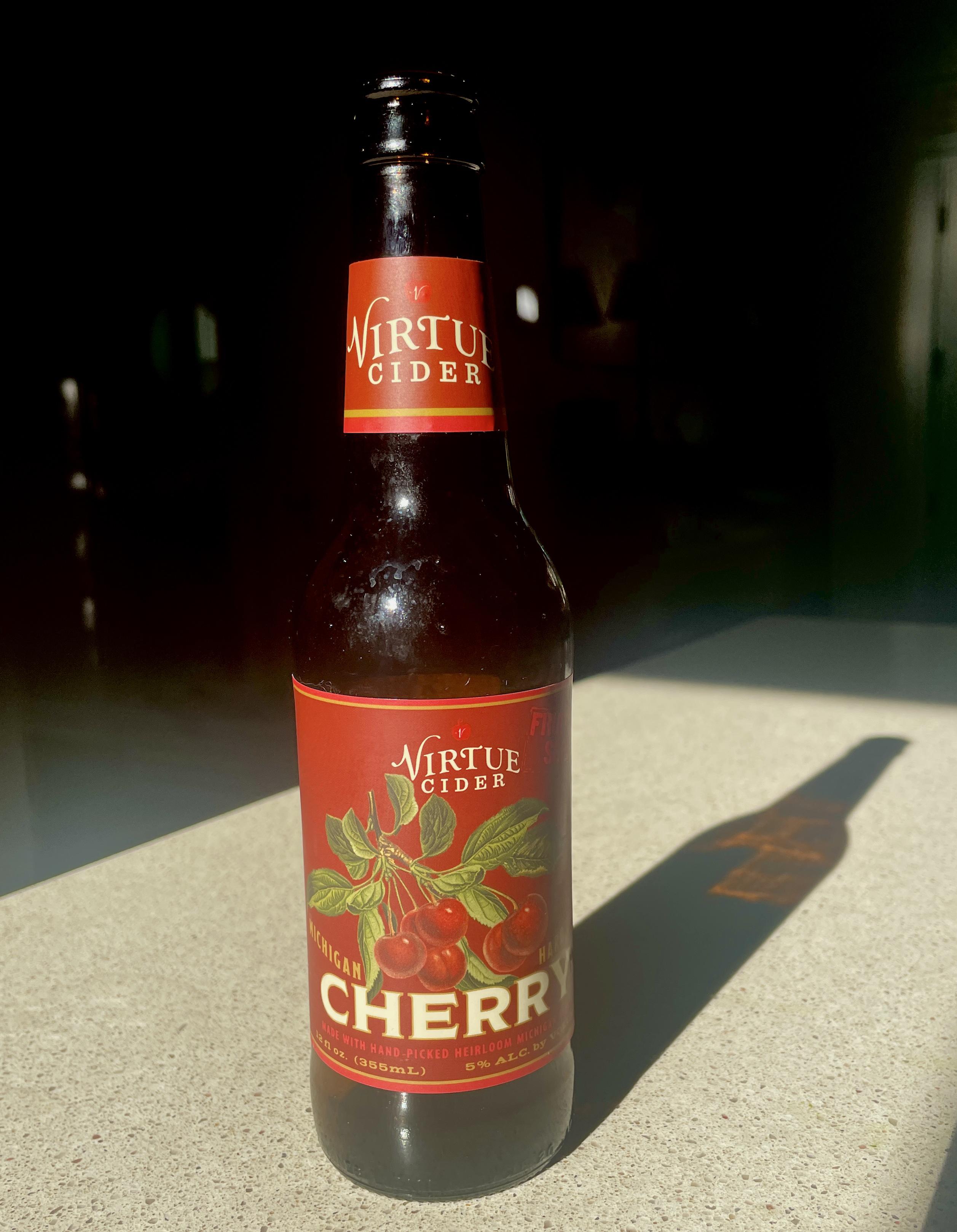 VIRTUE MICHIGAN CHERRY — My favorite fruit cider. Generally I'm a plain
