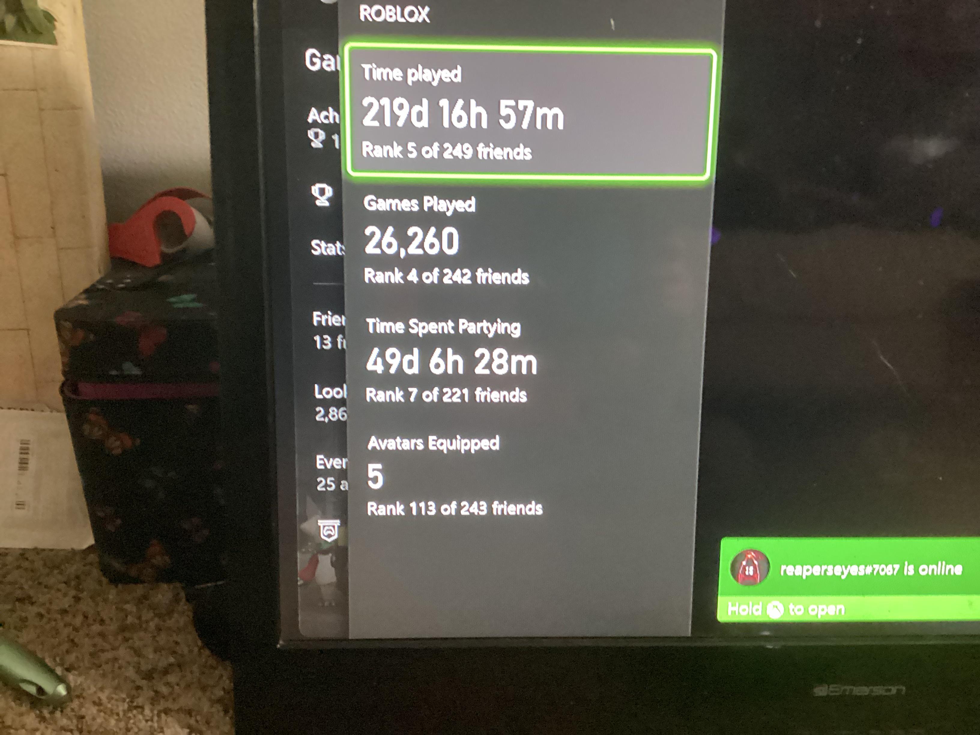 My time on Xbox one s (I took this after getting my new Xbox) r