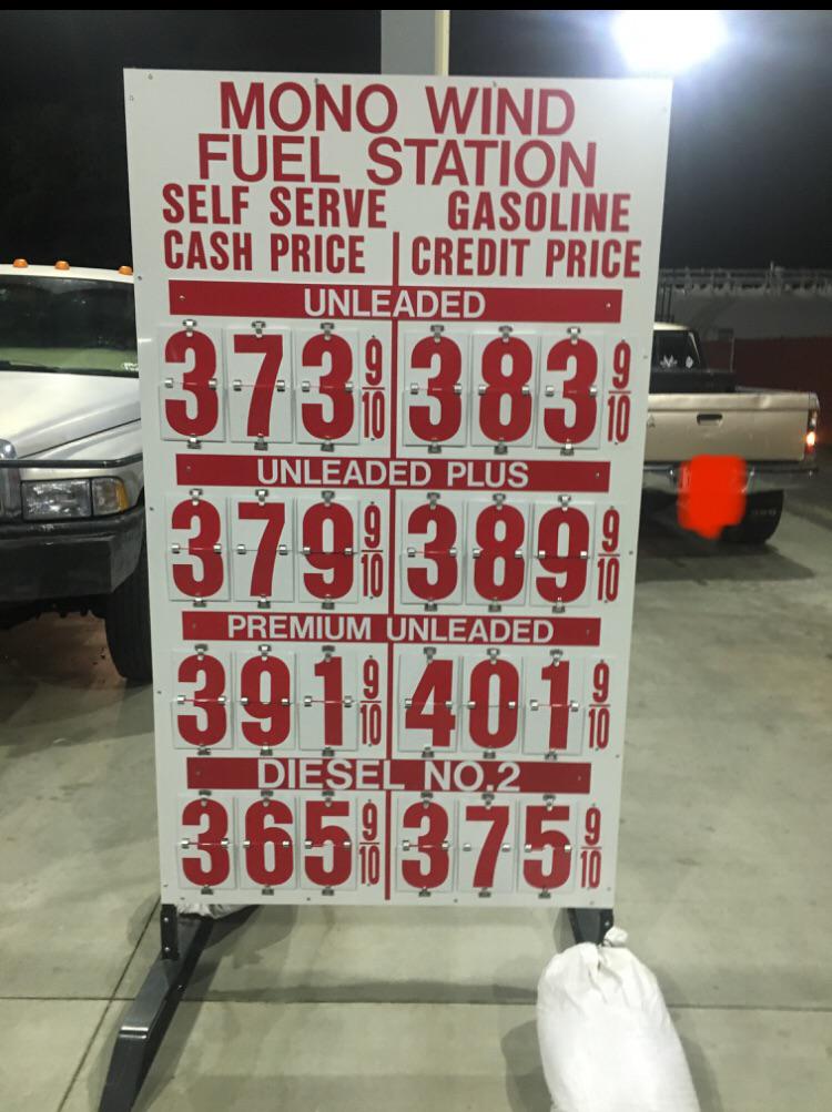 If you’re out for a drive this weekend mono wind casino has cheap gas