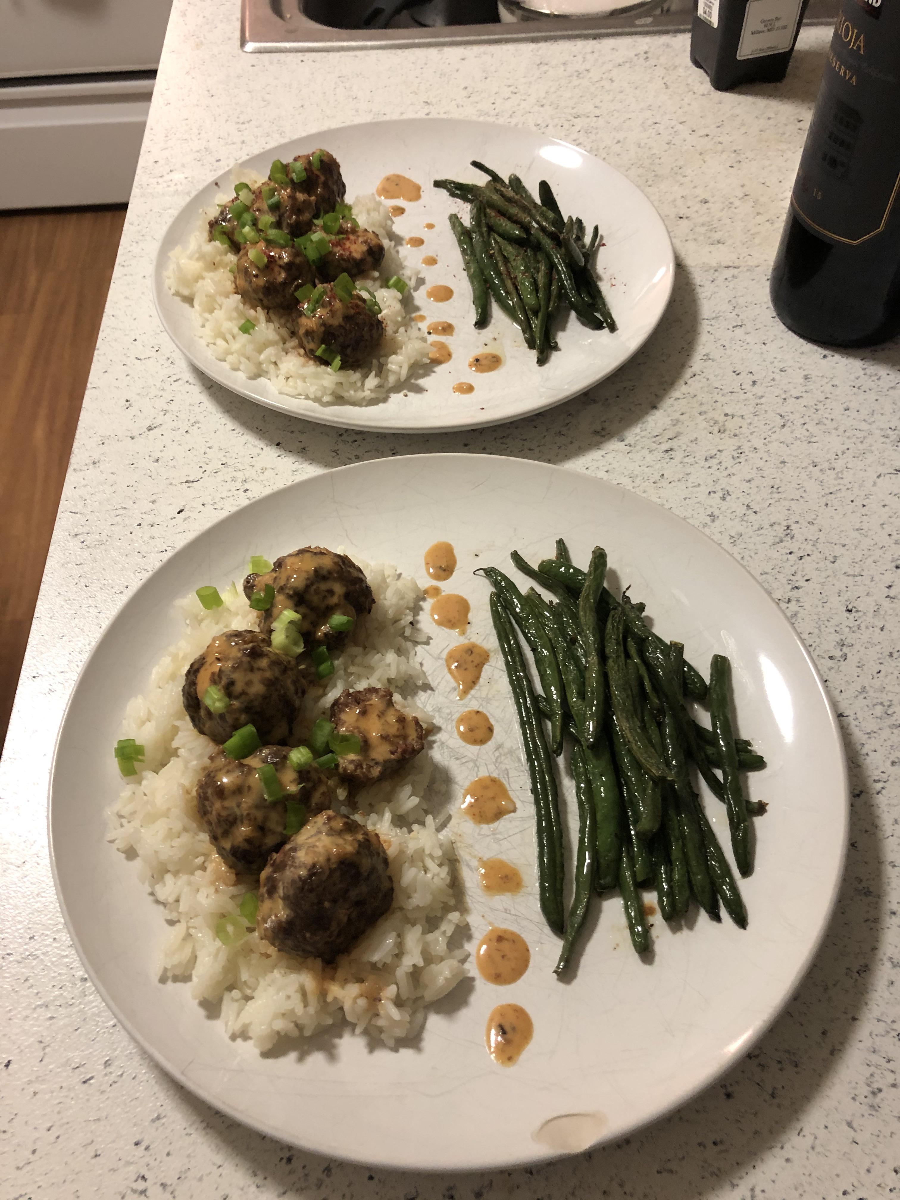 Firecracker Meatballs from HelloFresh r/mealkits