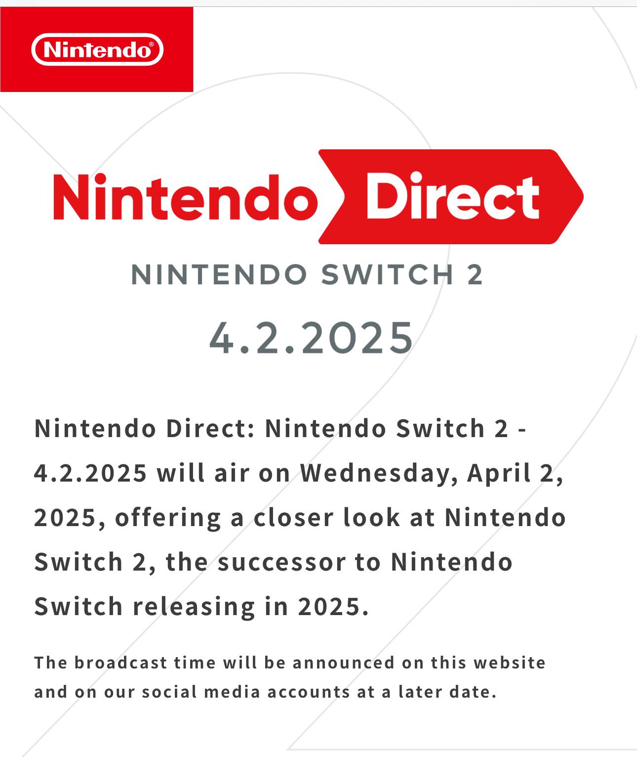 To clear up the confusion of the Nintendo direct date on the Switch 2 trailer r/Switch To clear up the confusion of the Nintendo direct date on the Switch 2 trailer r/Switch