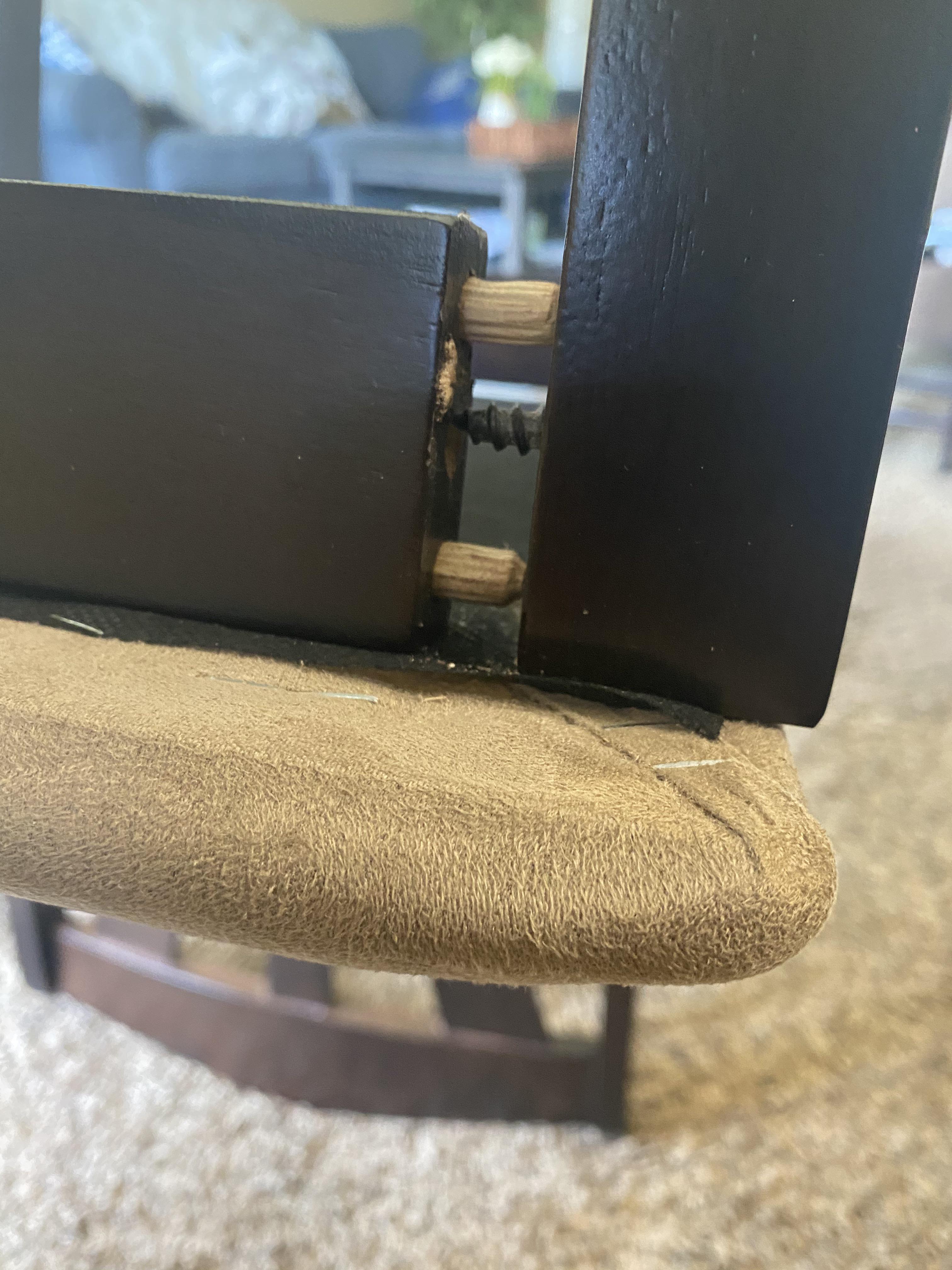 How to fix chair leg? r/fixit