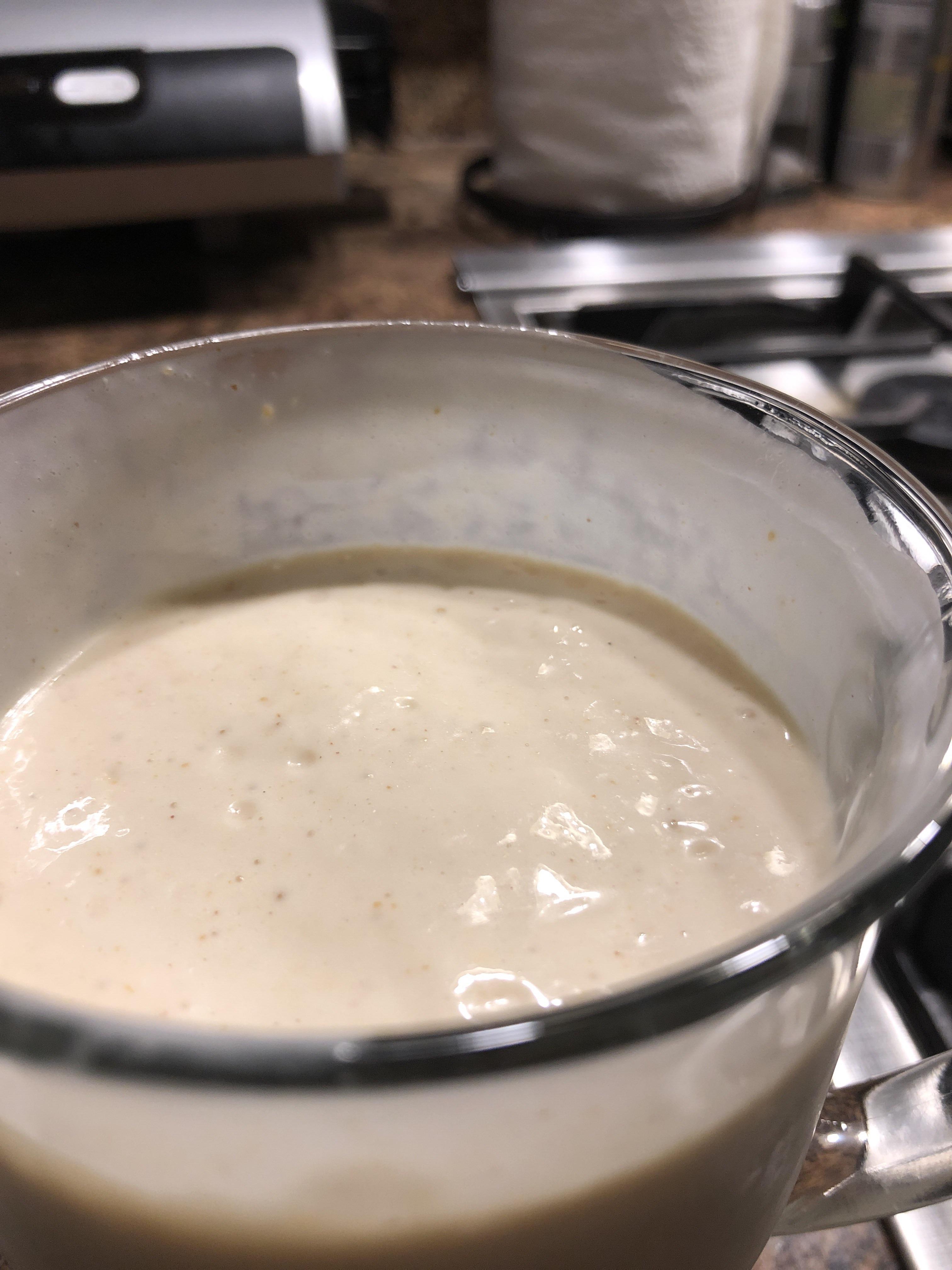 Adding Xanthan gum to your blender keto shakes makes the consistency like an ice cream milkshake