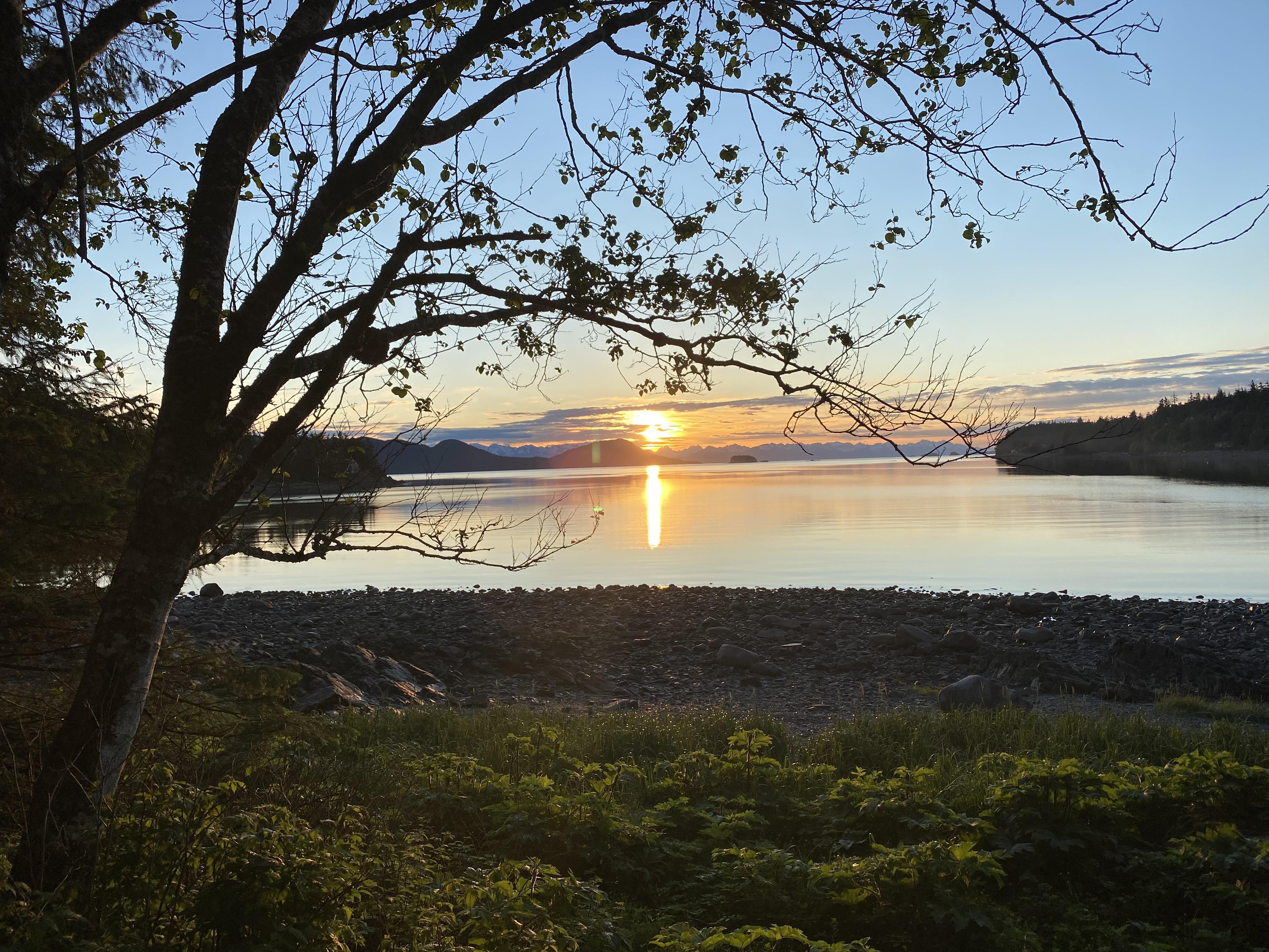 Lena Beach Sunset 10pm. Juneau,Alaska r/alaska