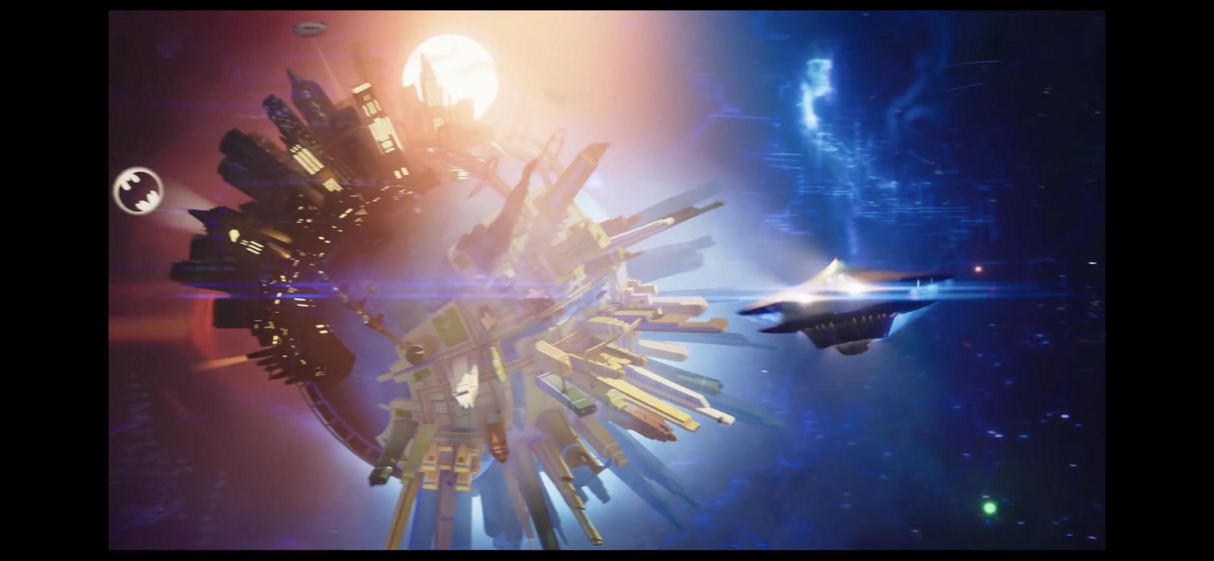 OTHER In the Space Jam trailer, the Gotham/Metropolis shows