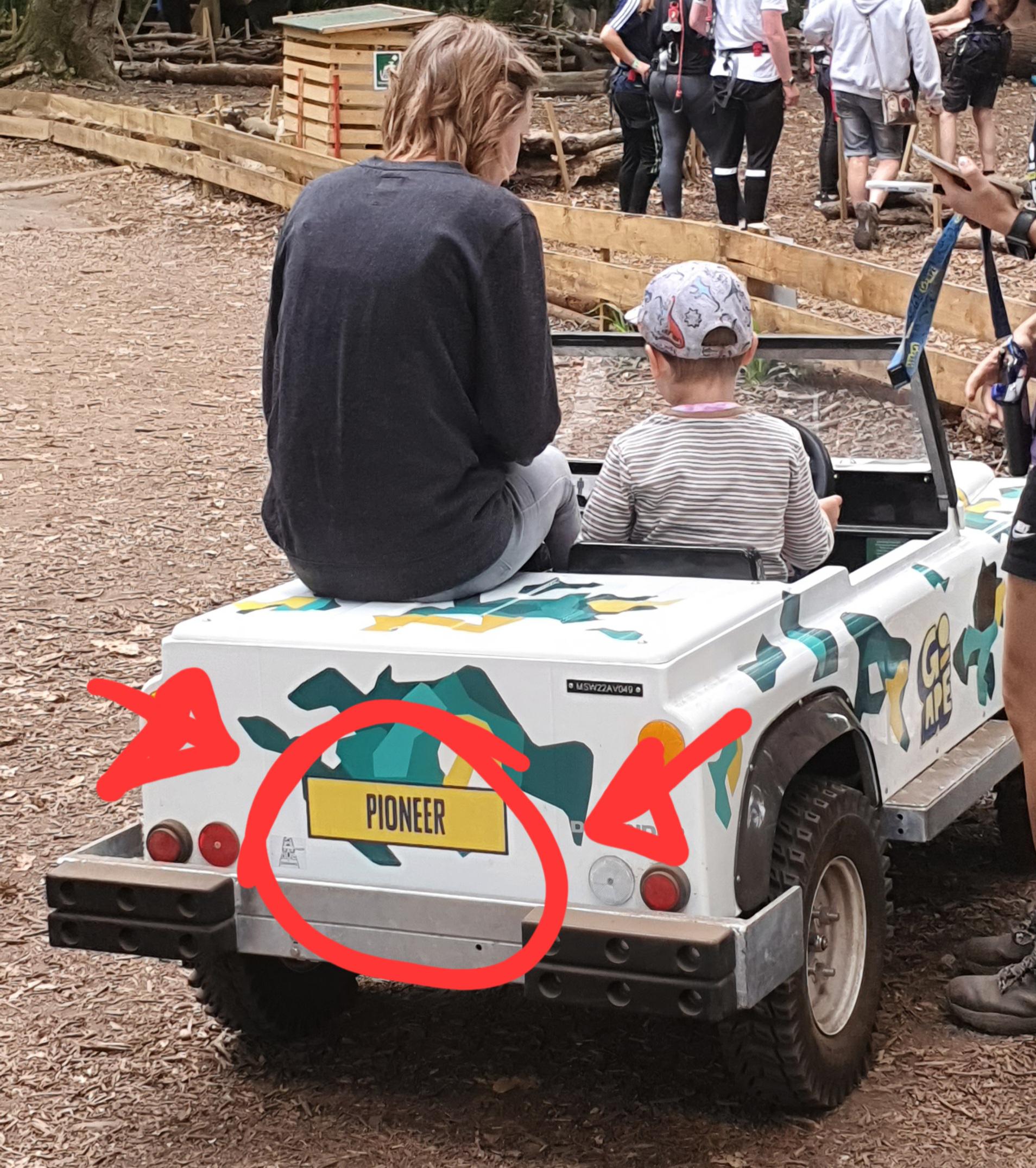 My son had the choice of car for his off road driving. He is a chip of