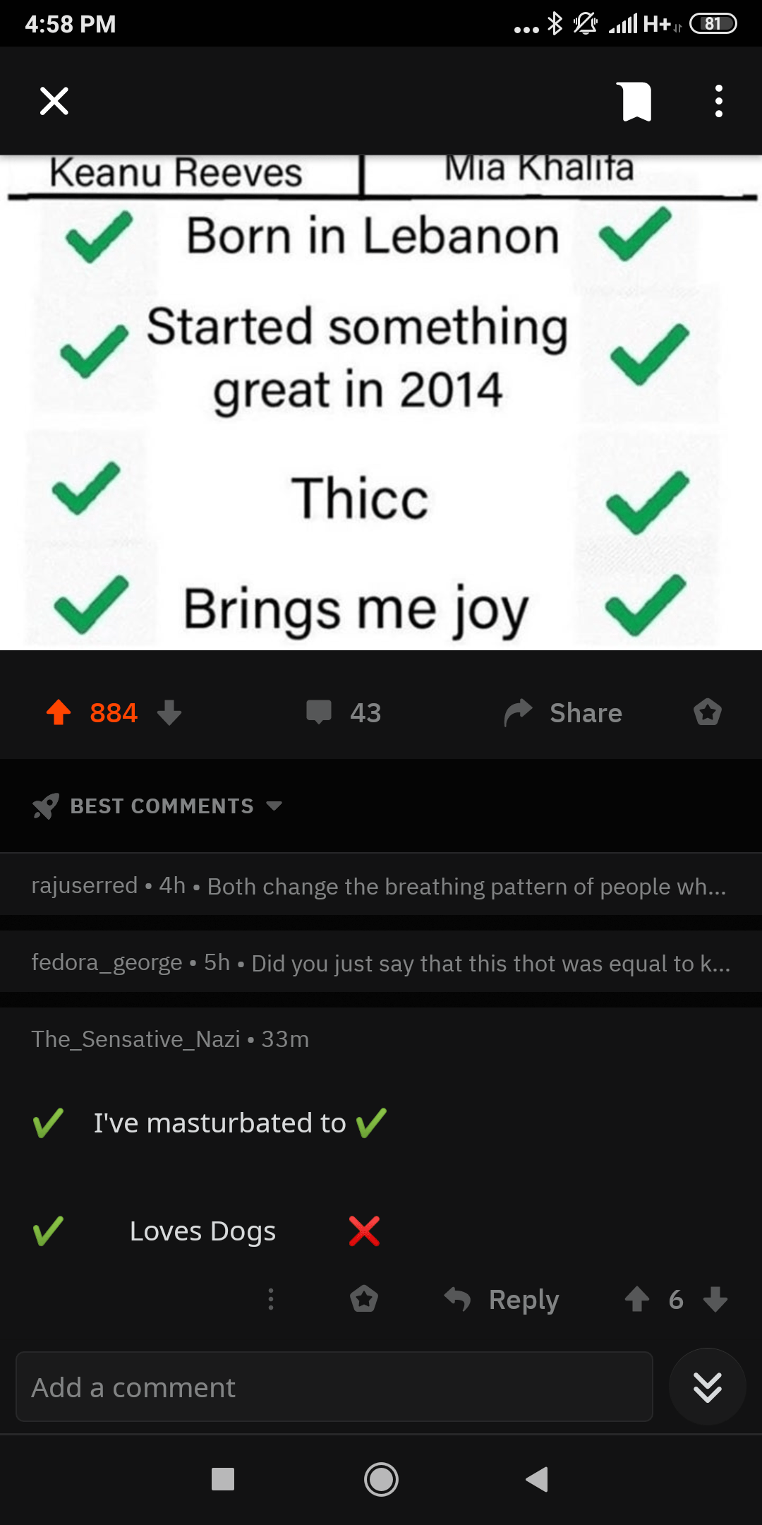 Yeah, both. r/cursed_usernames