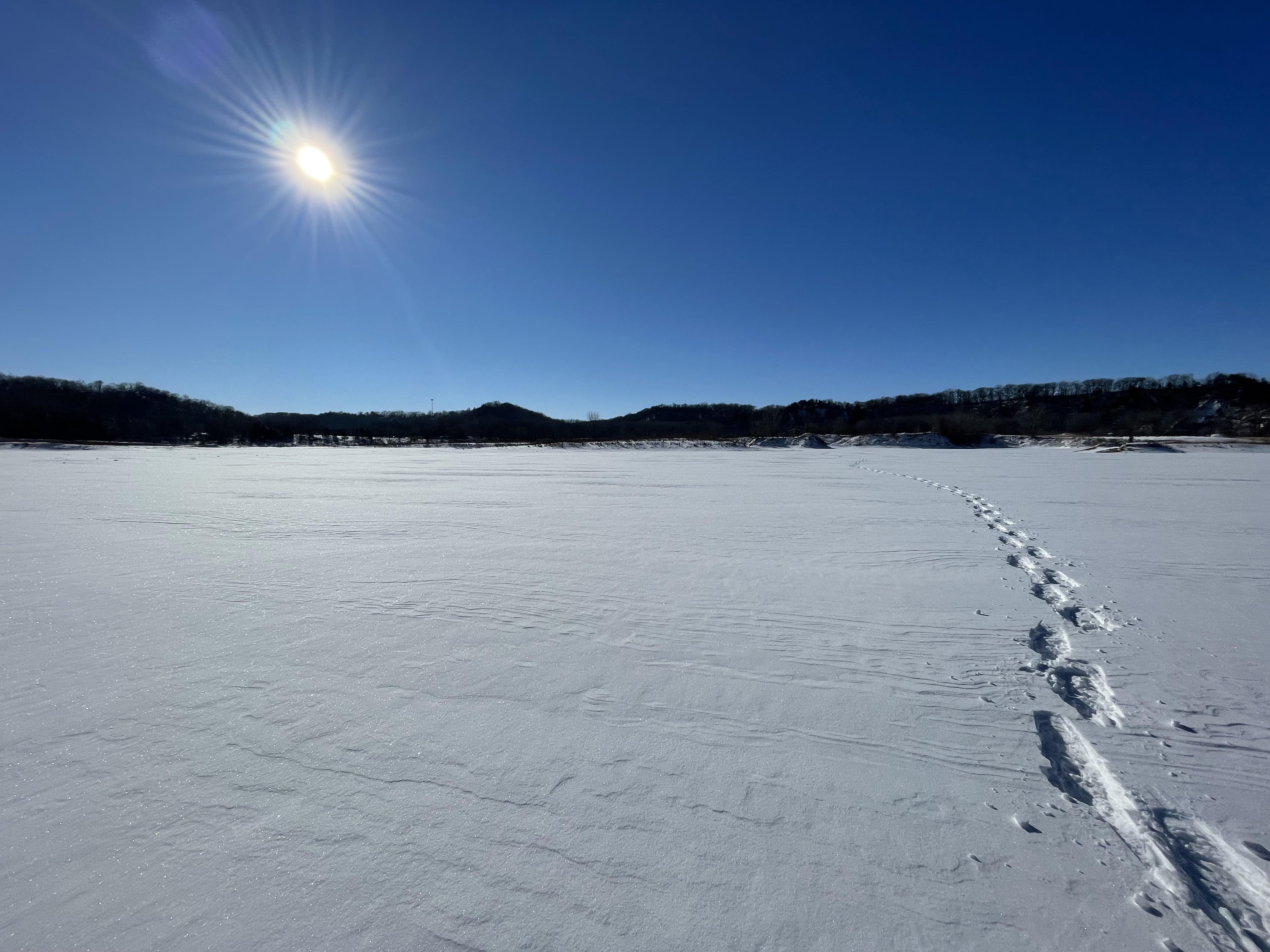 Snowshoeing at Red Jacket Valley r/Mankato