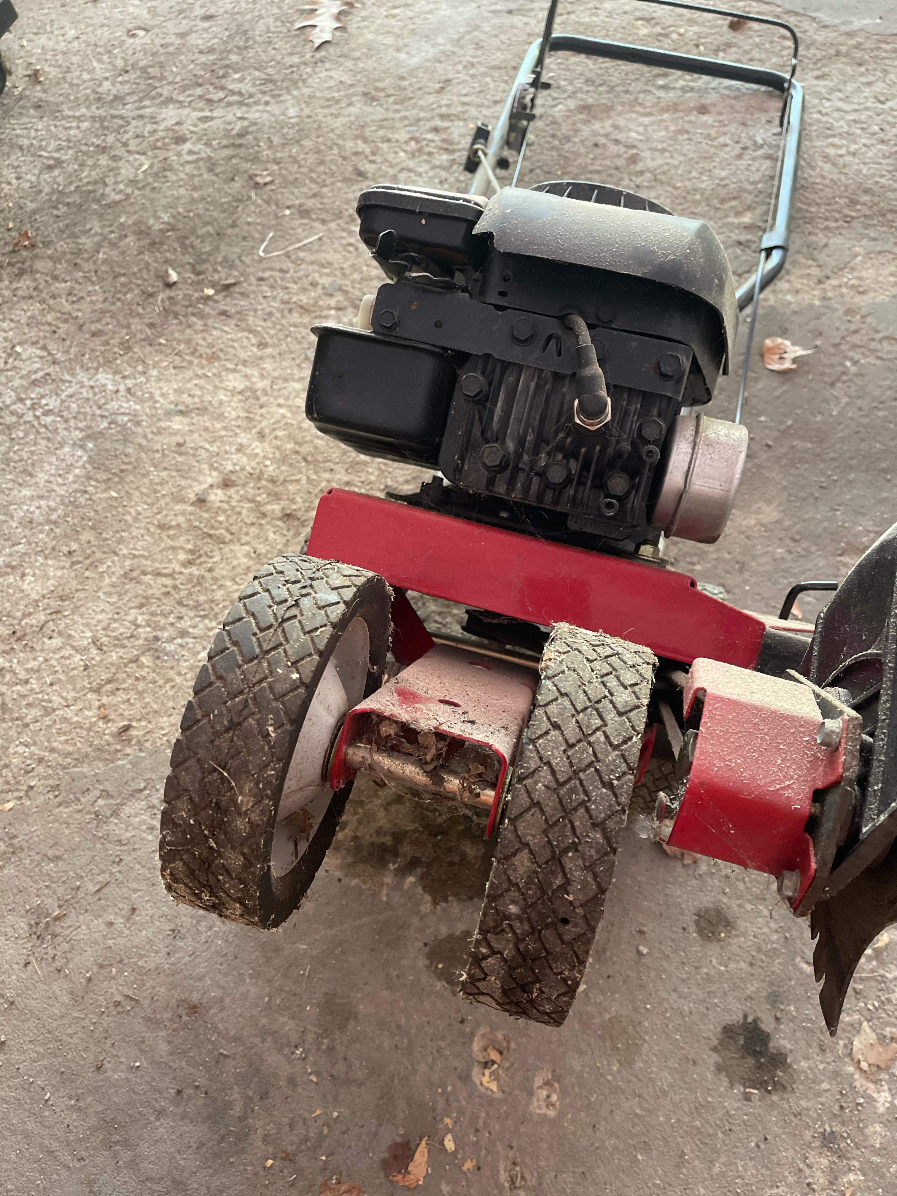 It’s kind of hard to see but it starts out as a vertical shaft and