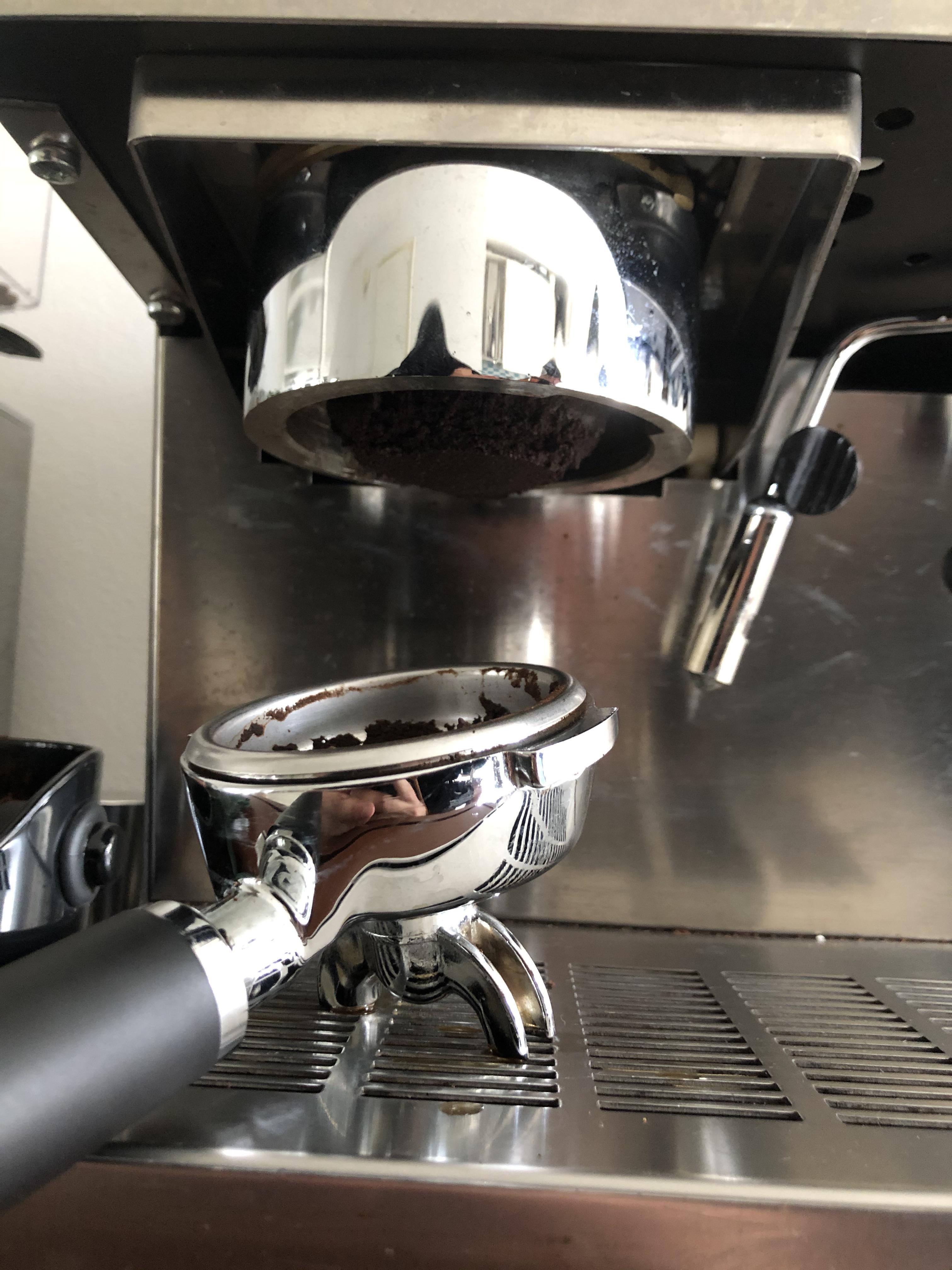 Help! Puck stuck to group head, more info in comments! r/espresso