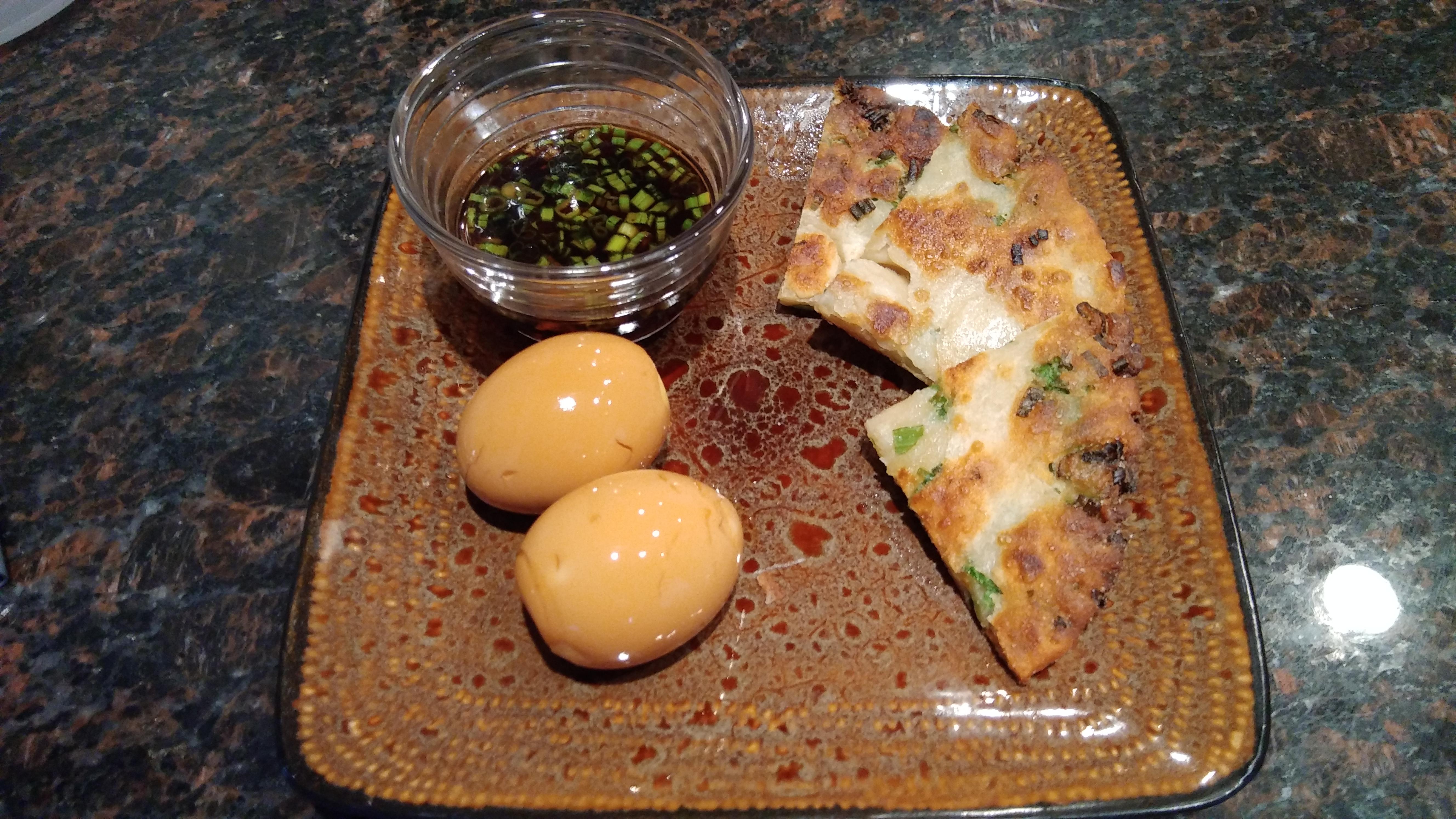 Week 23 Taiwanese Soy Sauce Eggs and Scallion Pancakes r