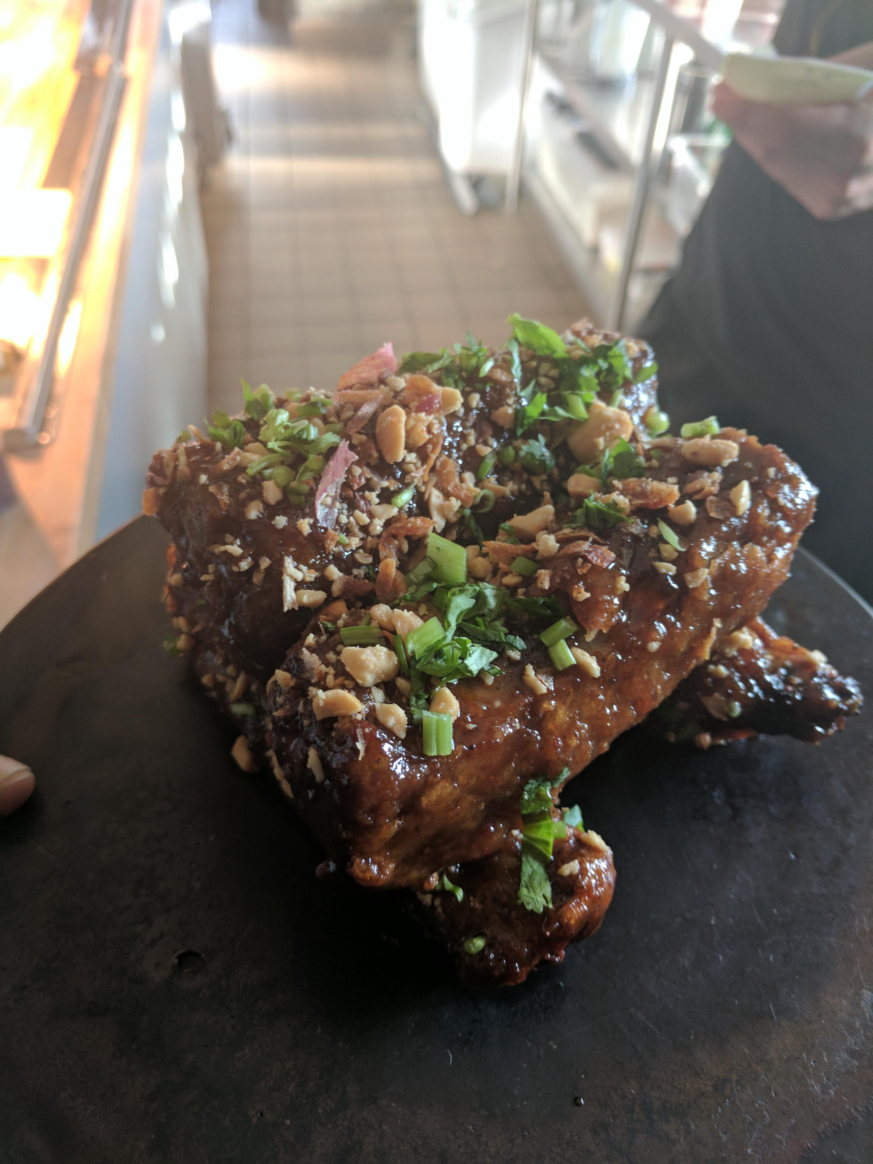 [I ATE] Sticky, Crunchy Ribs r/food