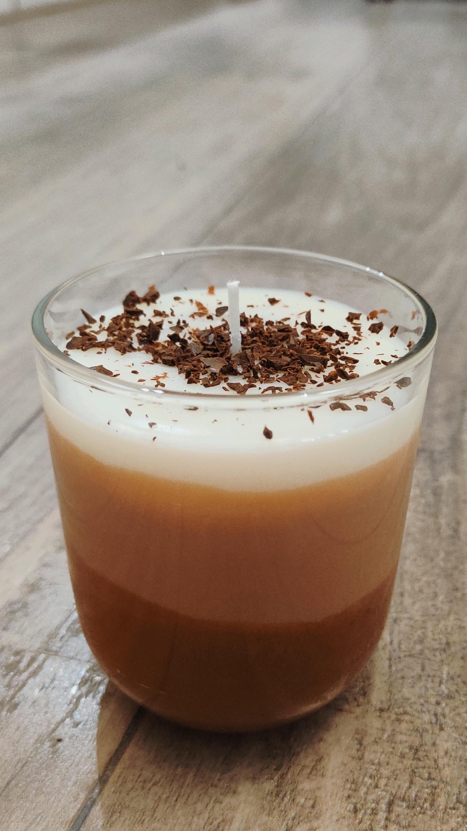 My first attempt at a coffee scented candle that actually looks like a