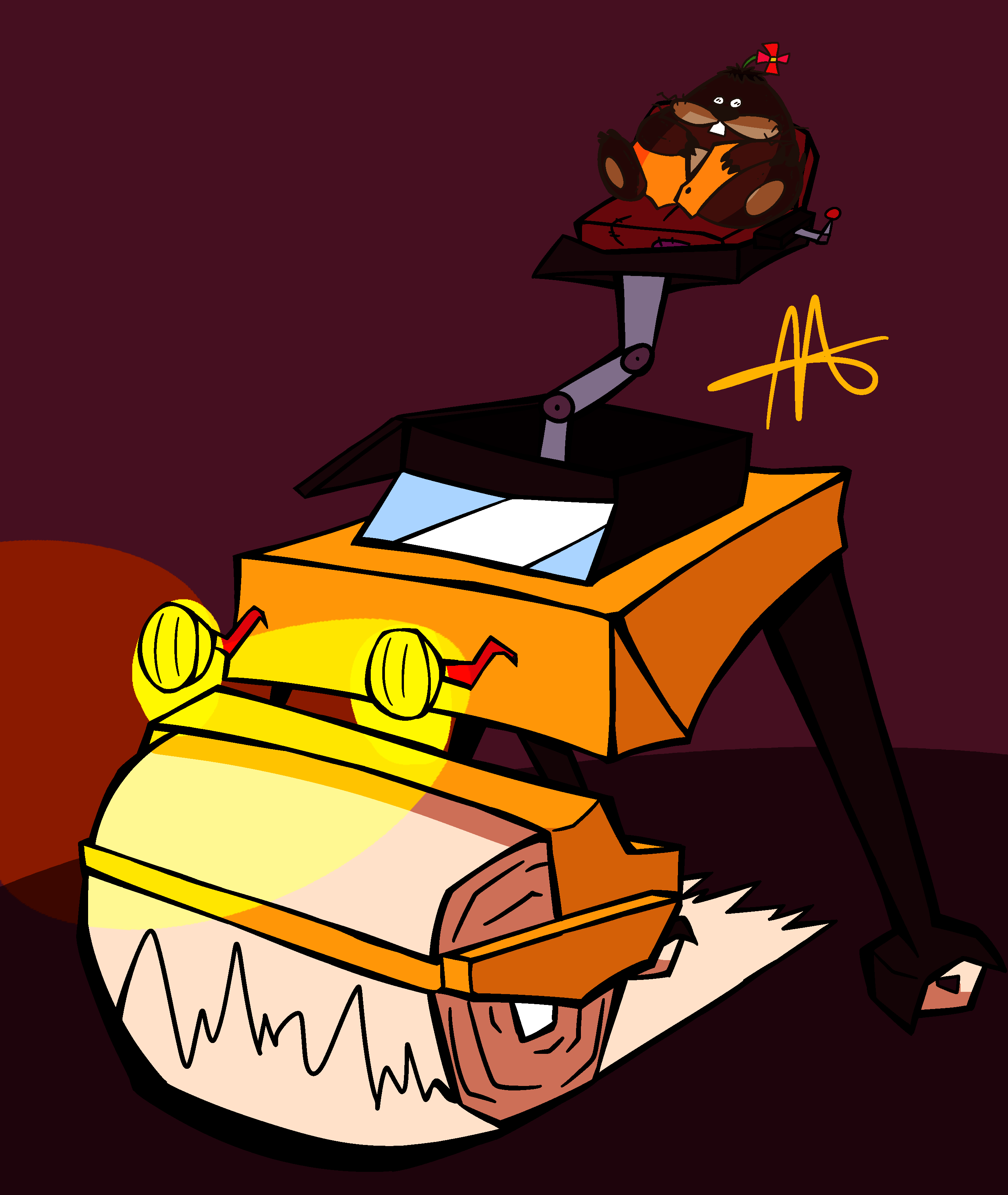 Tried my best to "fix" the tape boss in Origami King, thoughts? r