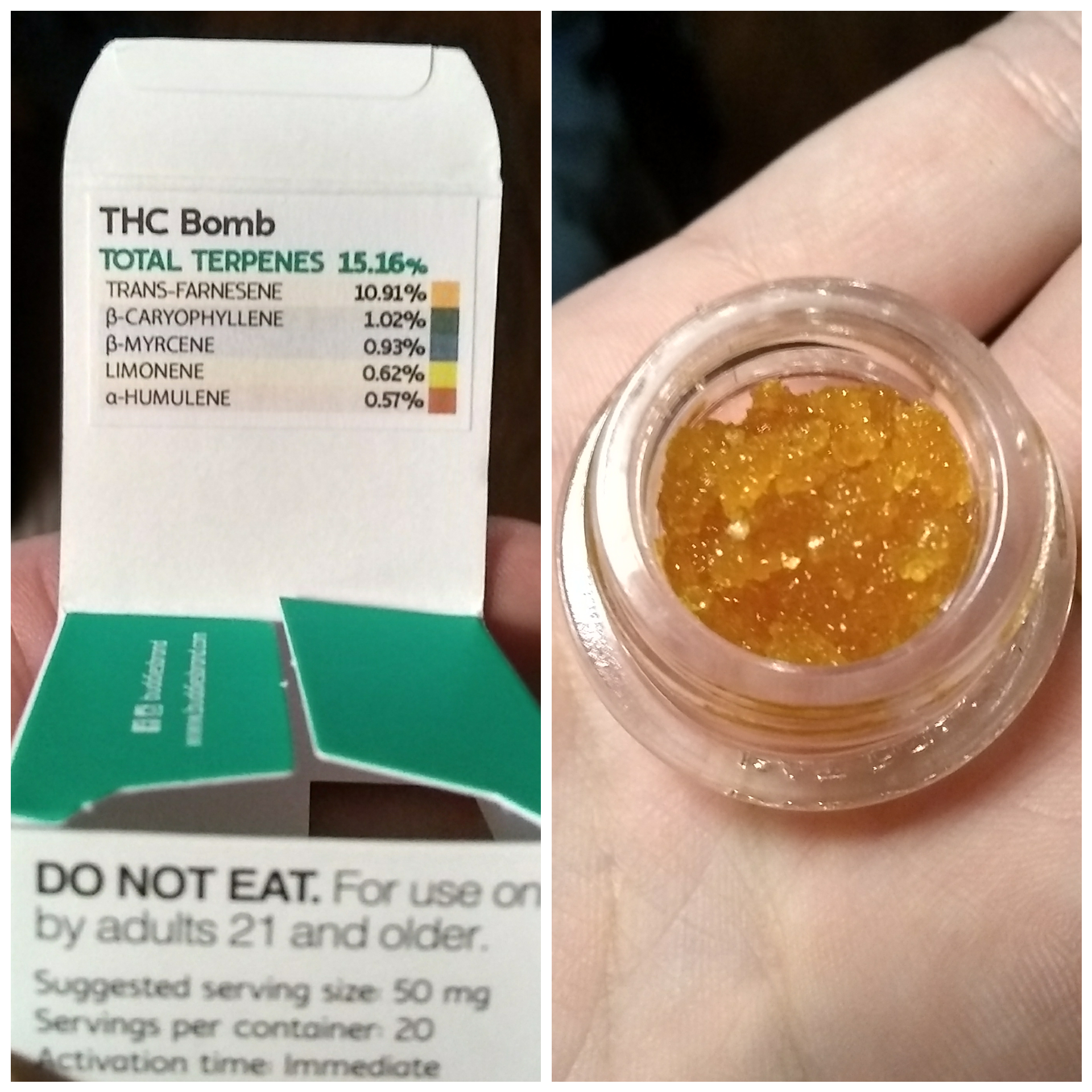 THC Bomb diamond sauce by Buddies. 71THC. r/Dabs