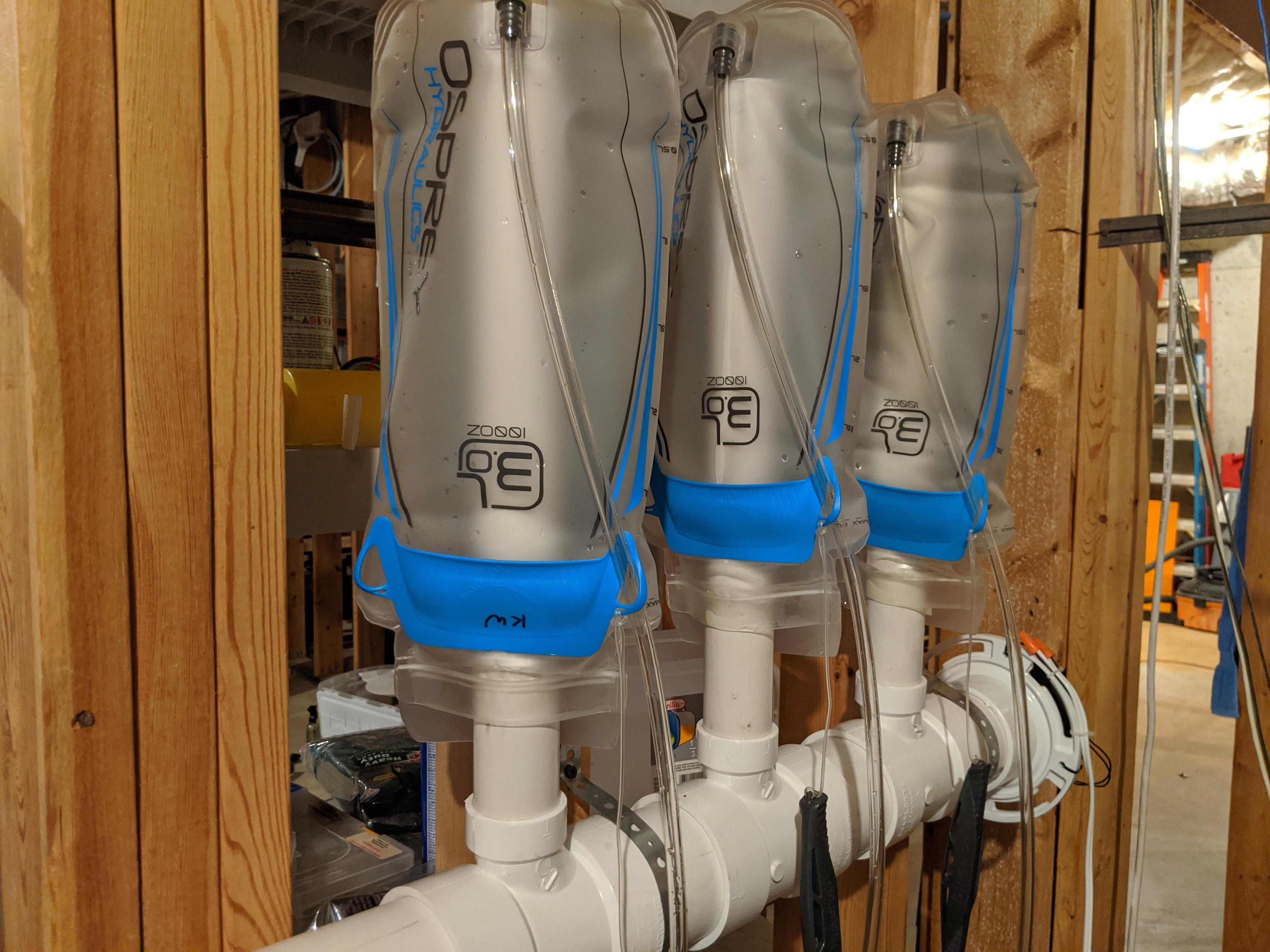 Triple hydration bag dryer, dries in about two hours r/bicycling