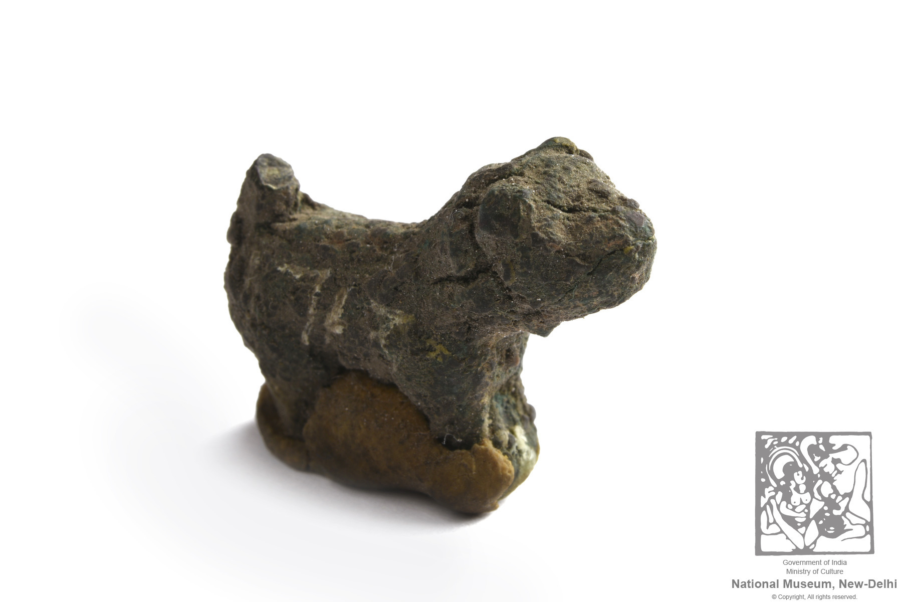 Miniature Dog, Copper, 27002200 BCE, Lothal site of Indus valley civilization, (2.05×01 cms