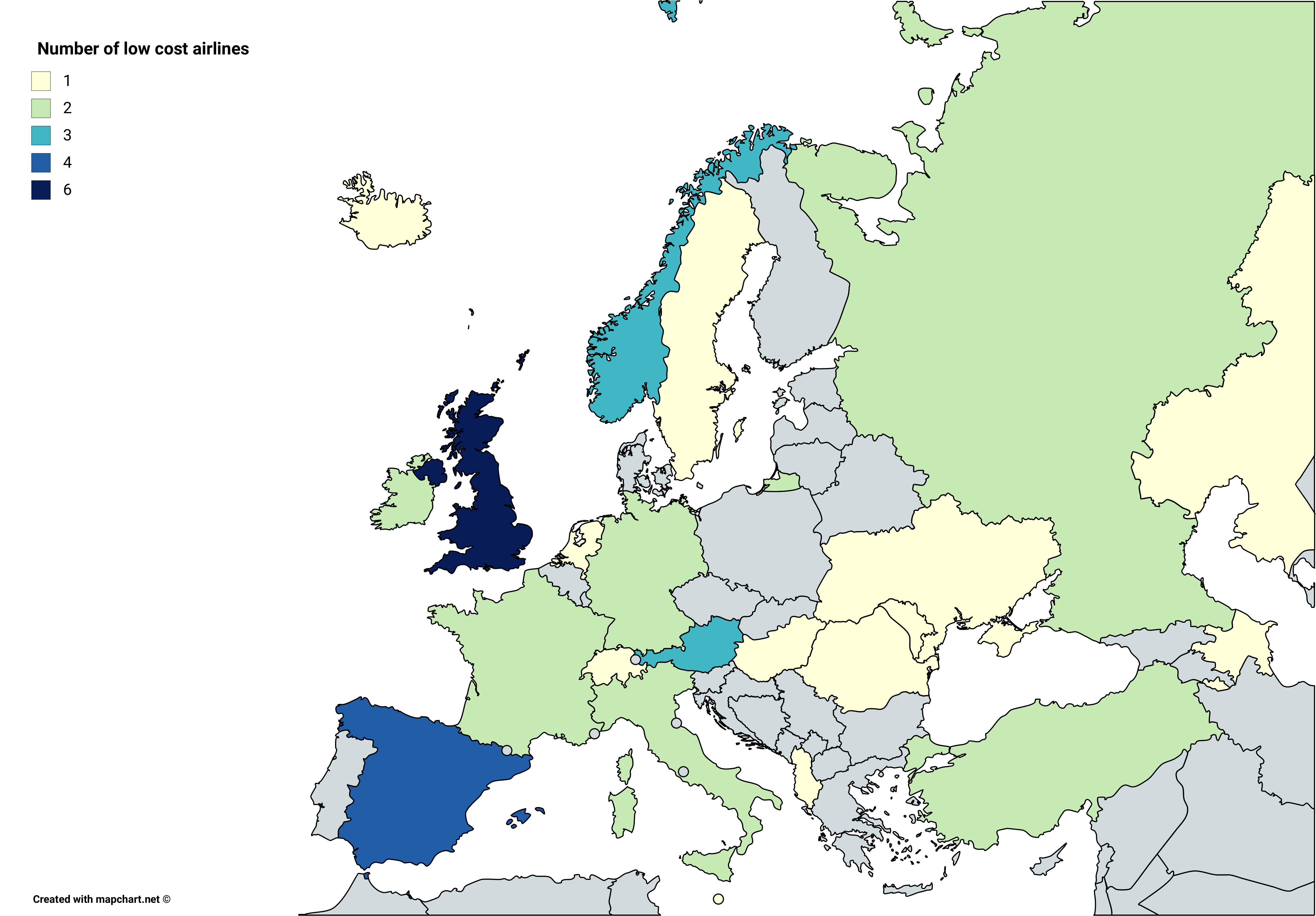 List of low cost airlines by country in Europe Source Wikipedia