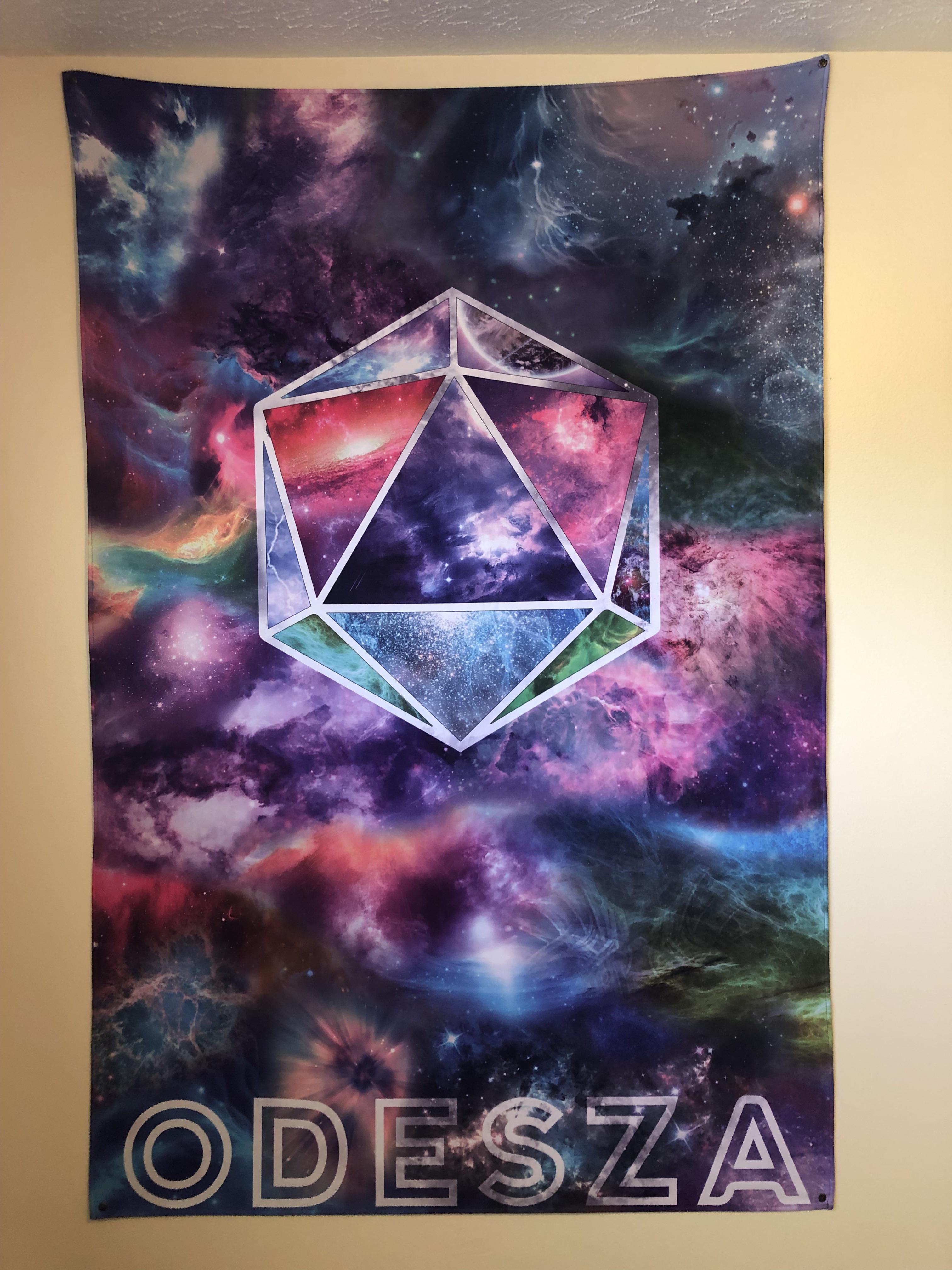 My custom Odesza tapestry r/Odesza