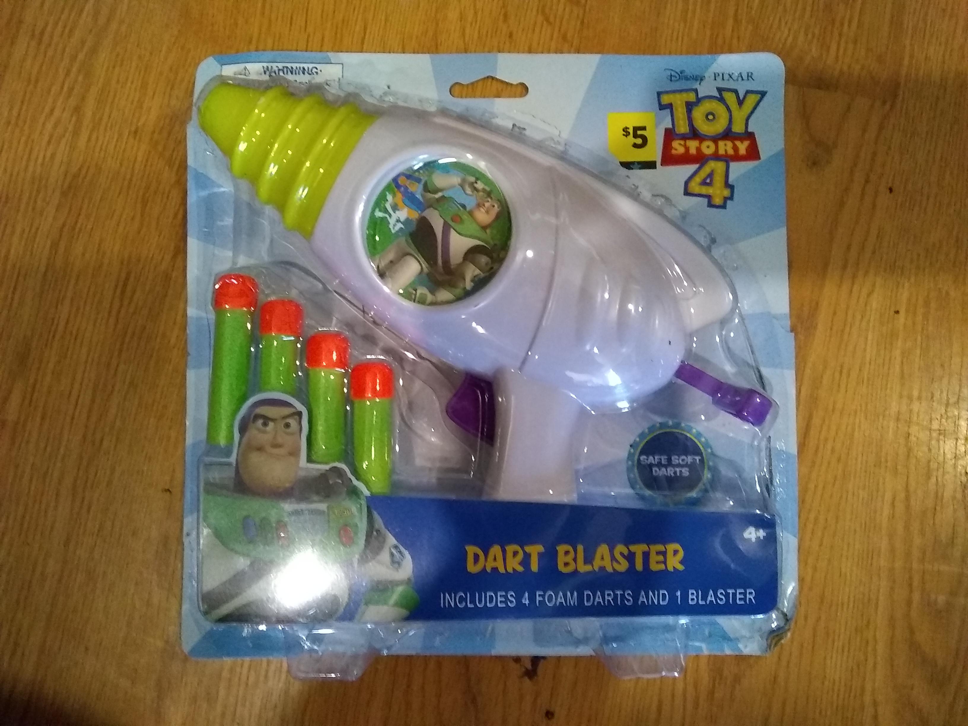 5 Dollar General Toy Story 4 Dart Blaster. Surprisingly good. r/Nerf