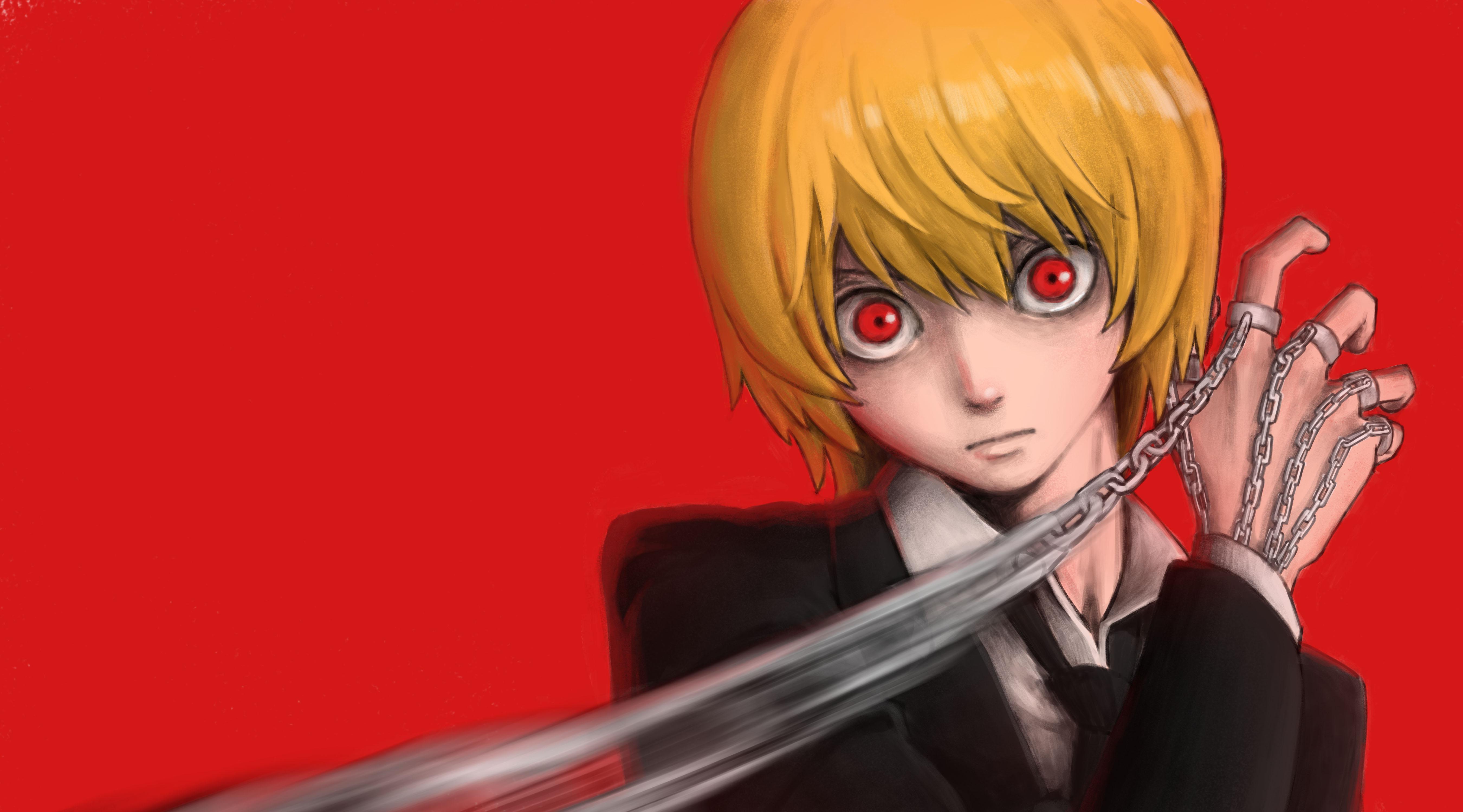Kurapika Red Eyes Wallpaper