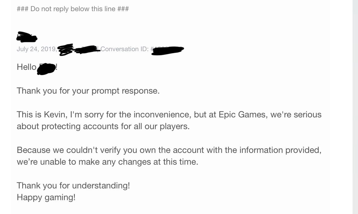 Epic Account Information Deleting My Epic Games Account