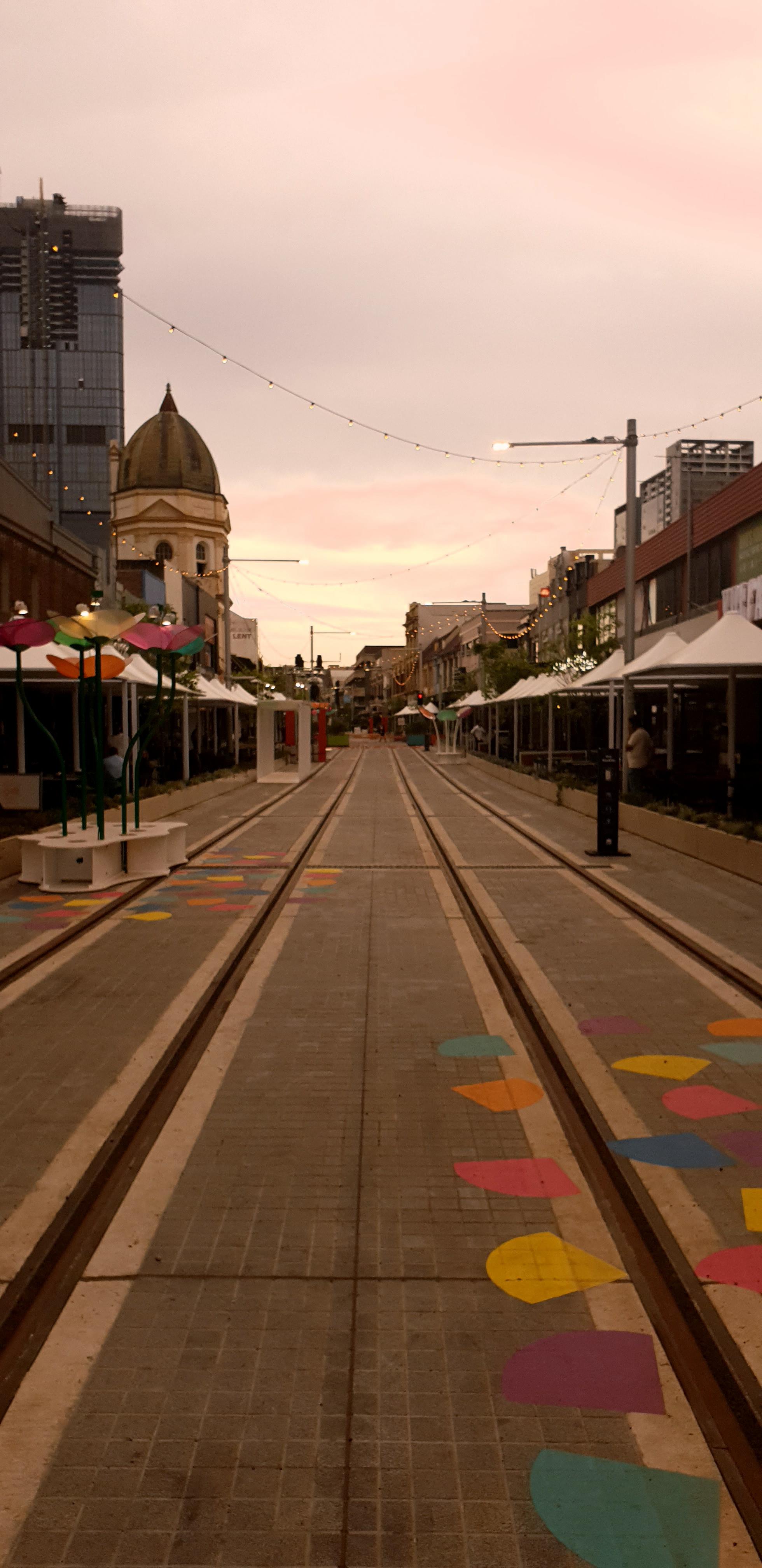 Church Street, Parramatta in the evening today. r/sydney