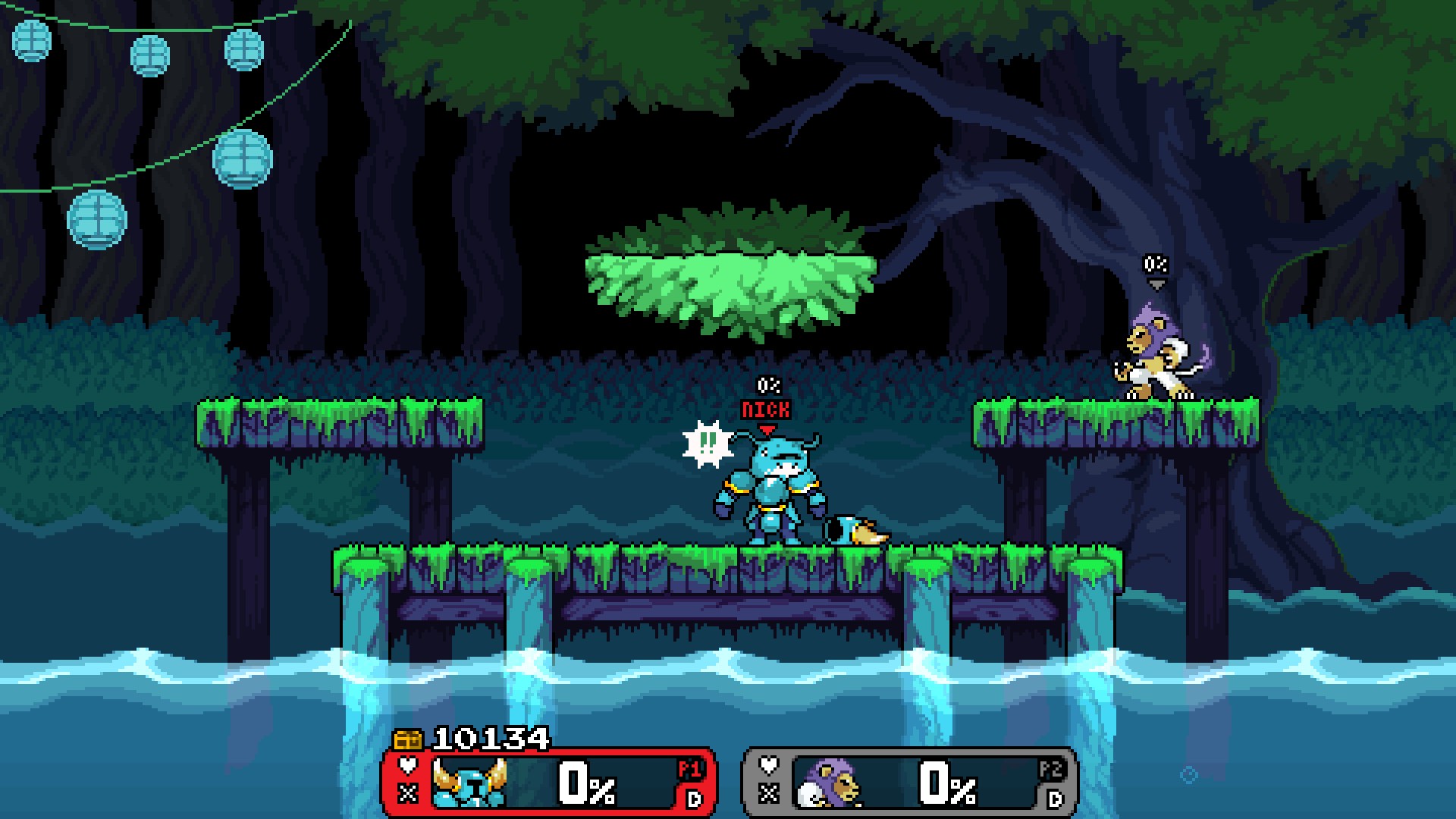 Not sure if most know this but Shovel Knight can taunt (not open the