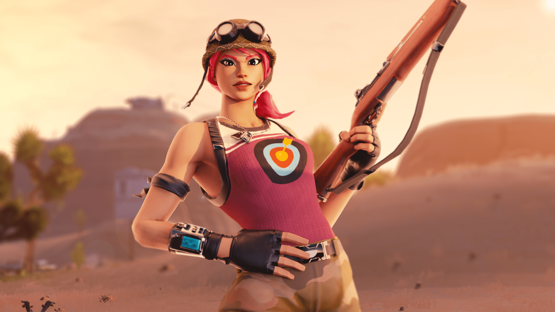 BullsEye In Paradise Area Blender Fortnite Render Made By Ap3hz On