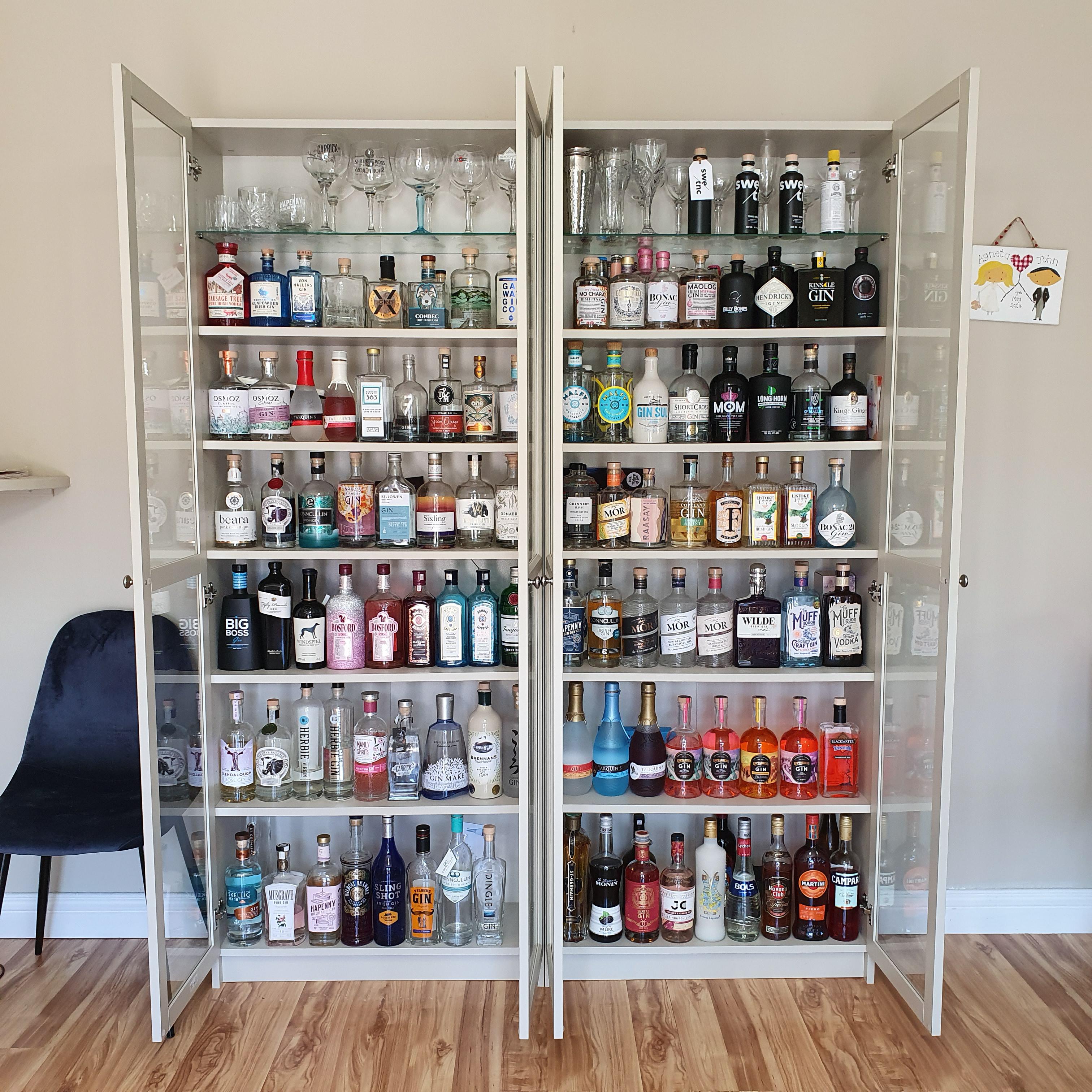 Show your gin shelf!! Heres my baby, (ikea) r/Gin