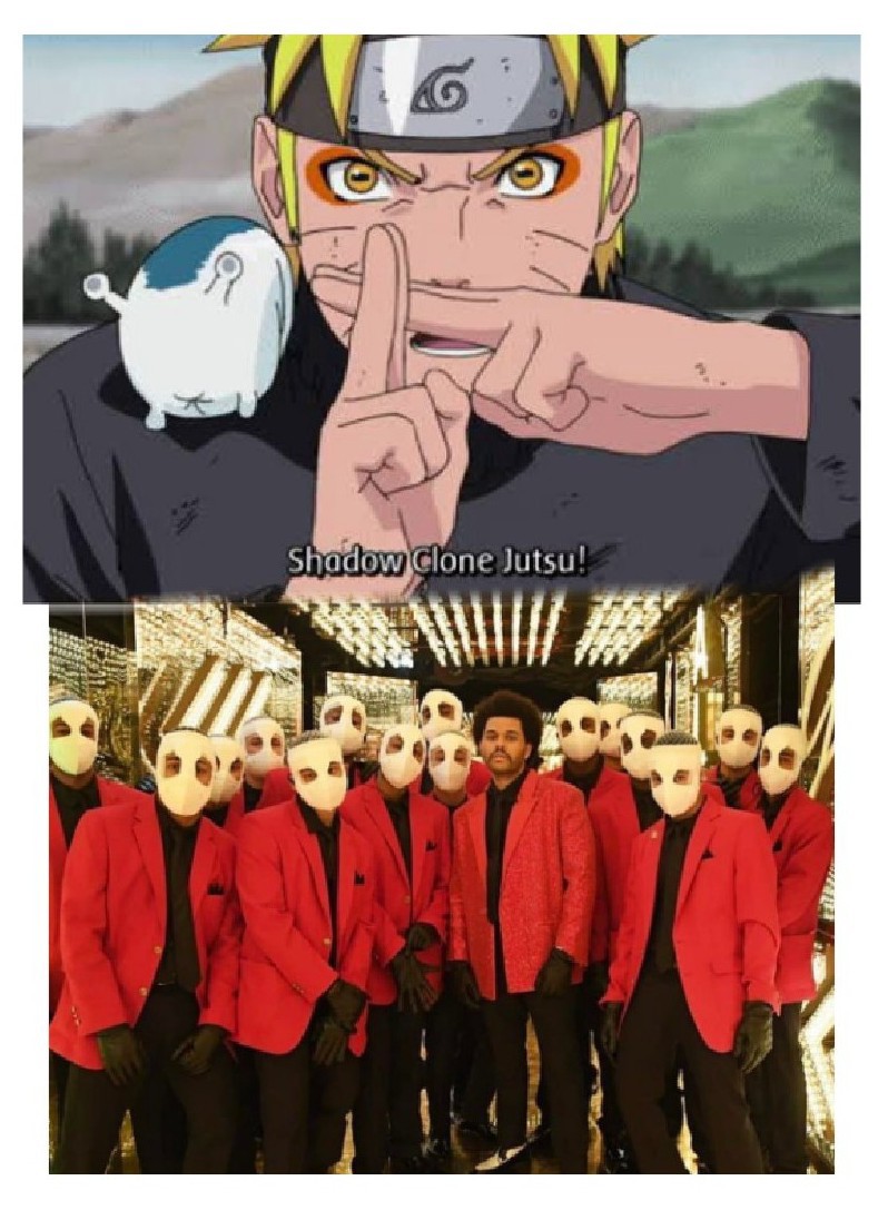 Shadow clone jutsu! r/TheWeeknd
