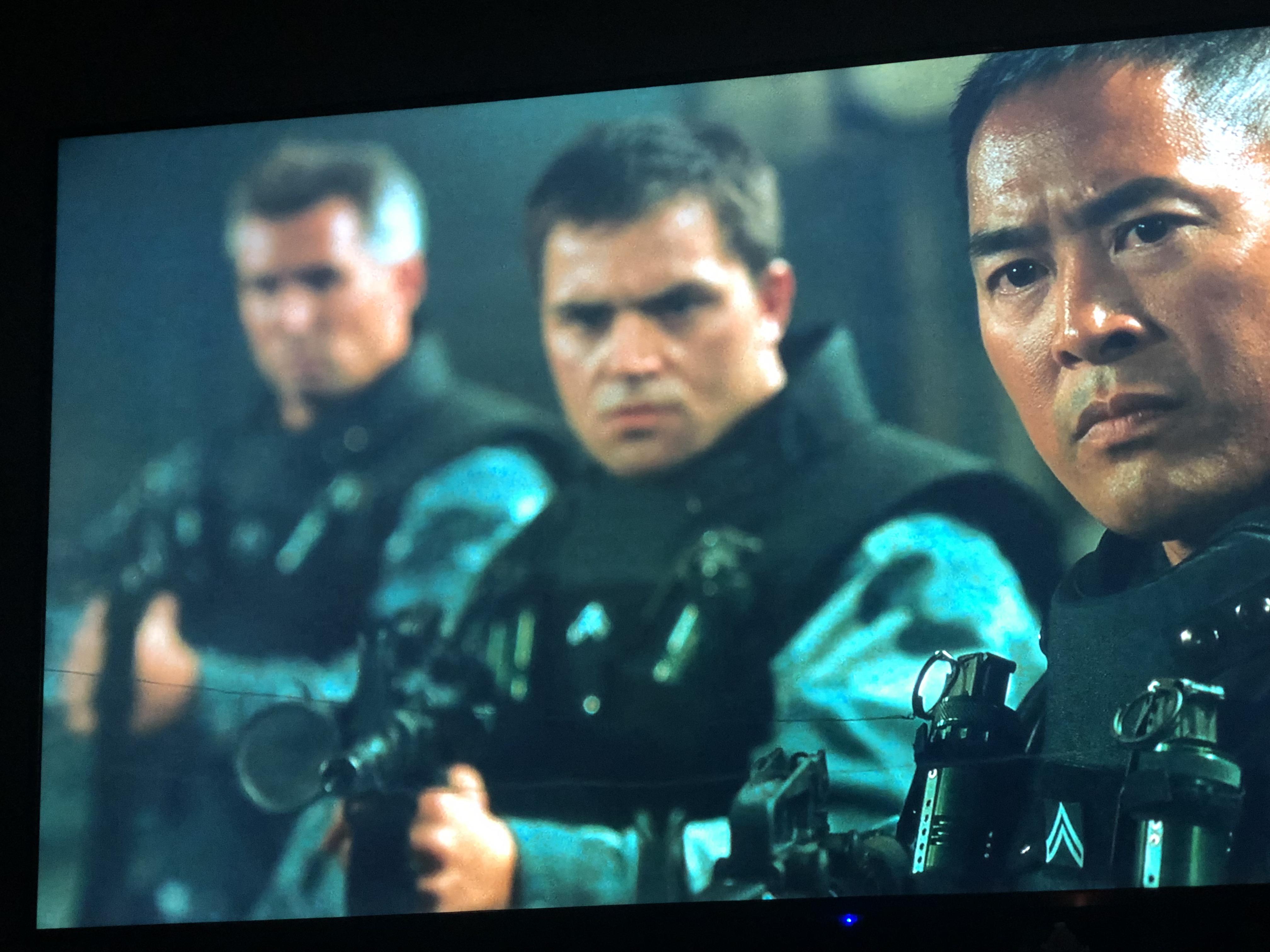 X2 can see strings on pins during scene in alkali lake where